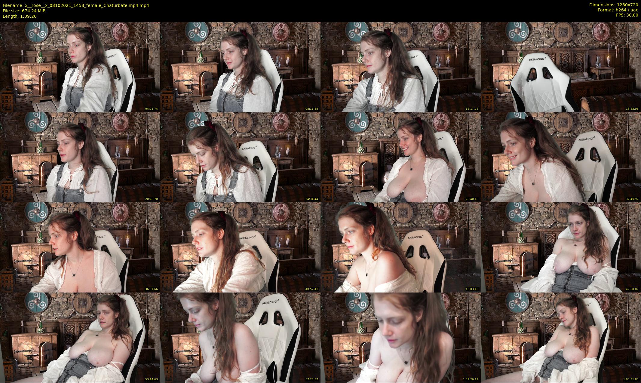 x__rose__x — 70 minute Chaturbate female cam show recording, 720p, Oct 8, 2021