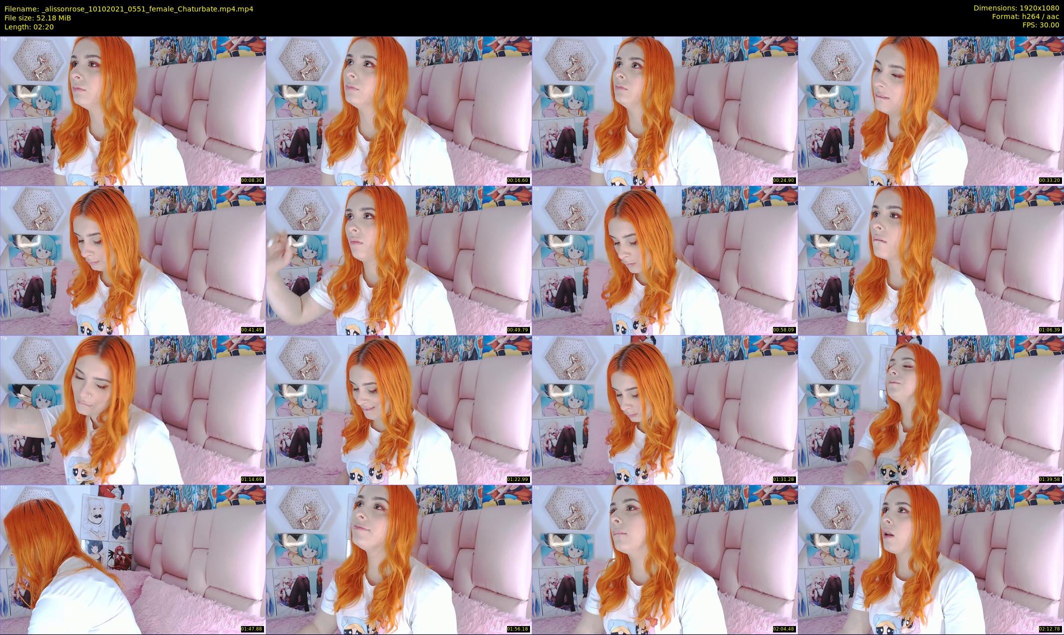 _alissonrose — 3 minute Chaturbate female cam show recording, 1080p, Oct 10, 2021