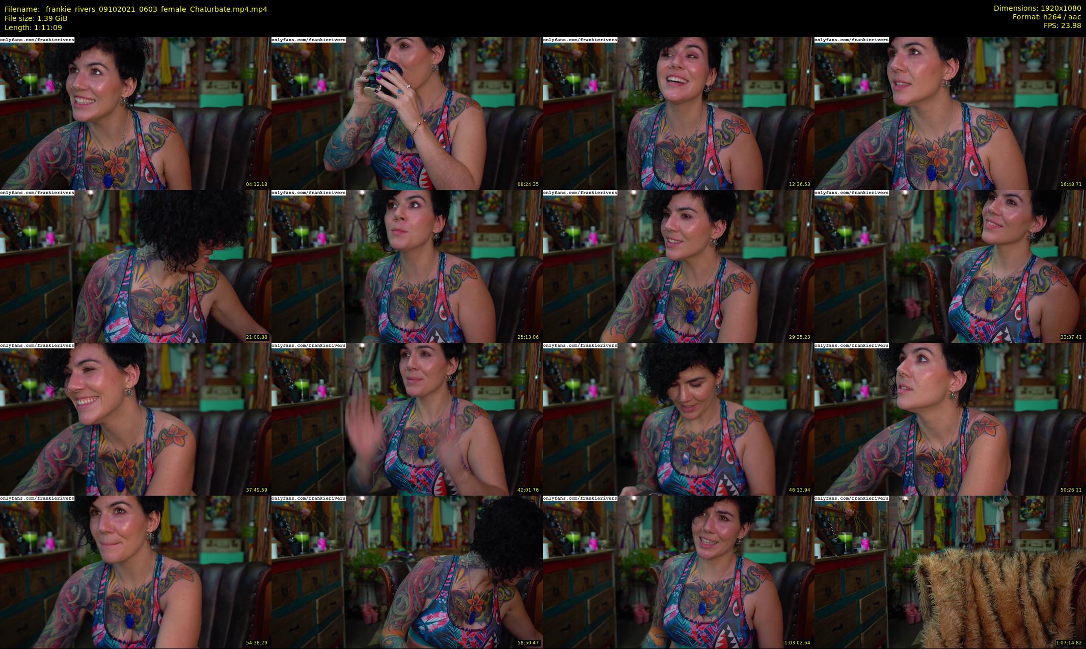 _frankie_rivers — 72 minute Chaturbate female cam show recording, 1080p, Oct 9, 2021