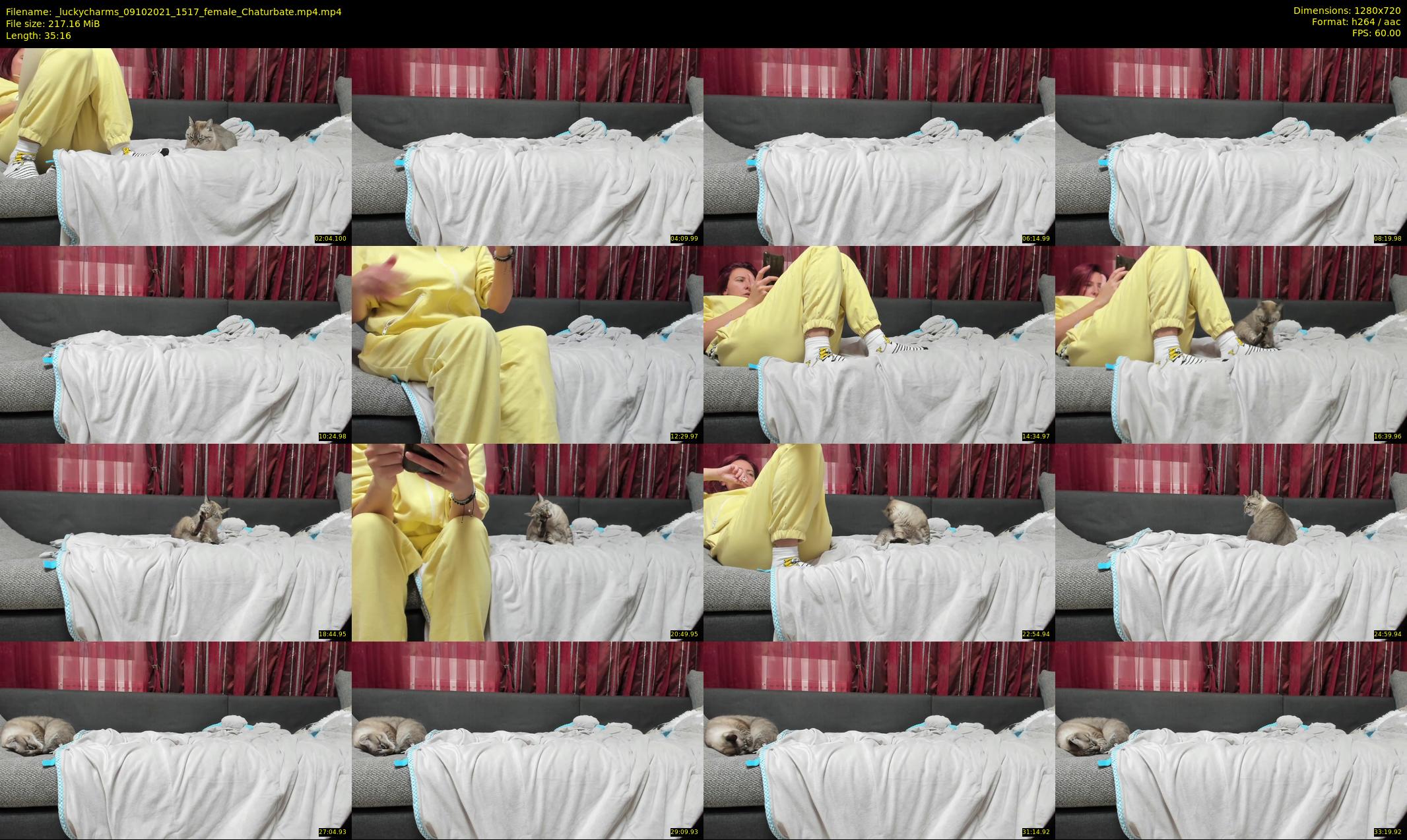 _luckycharms — 36 minute Chaturbate female cam show recording, 720p, Oct 9, 2021