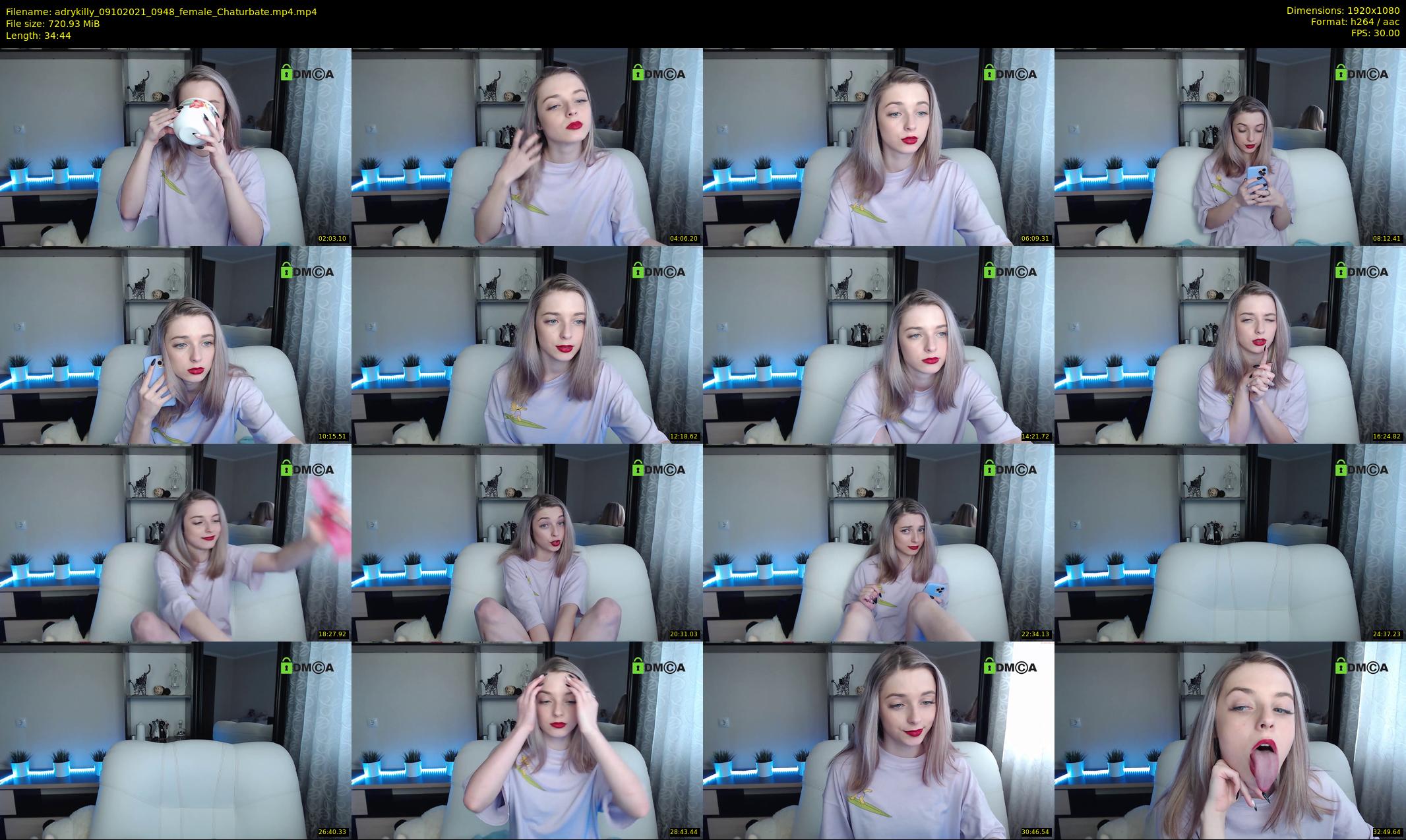 adrykilly — 35 minute Chaturbate female cam show recording, 1080p, Oct 9, 2021