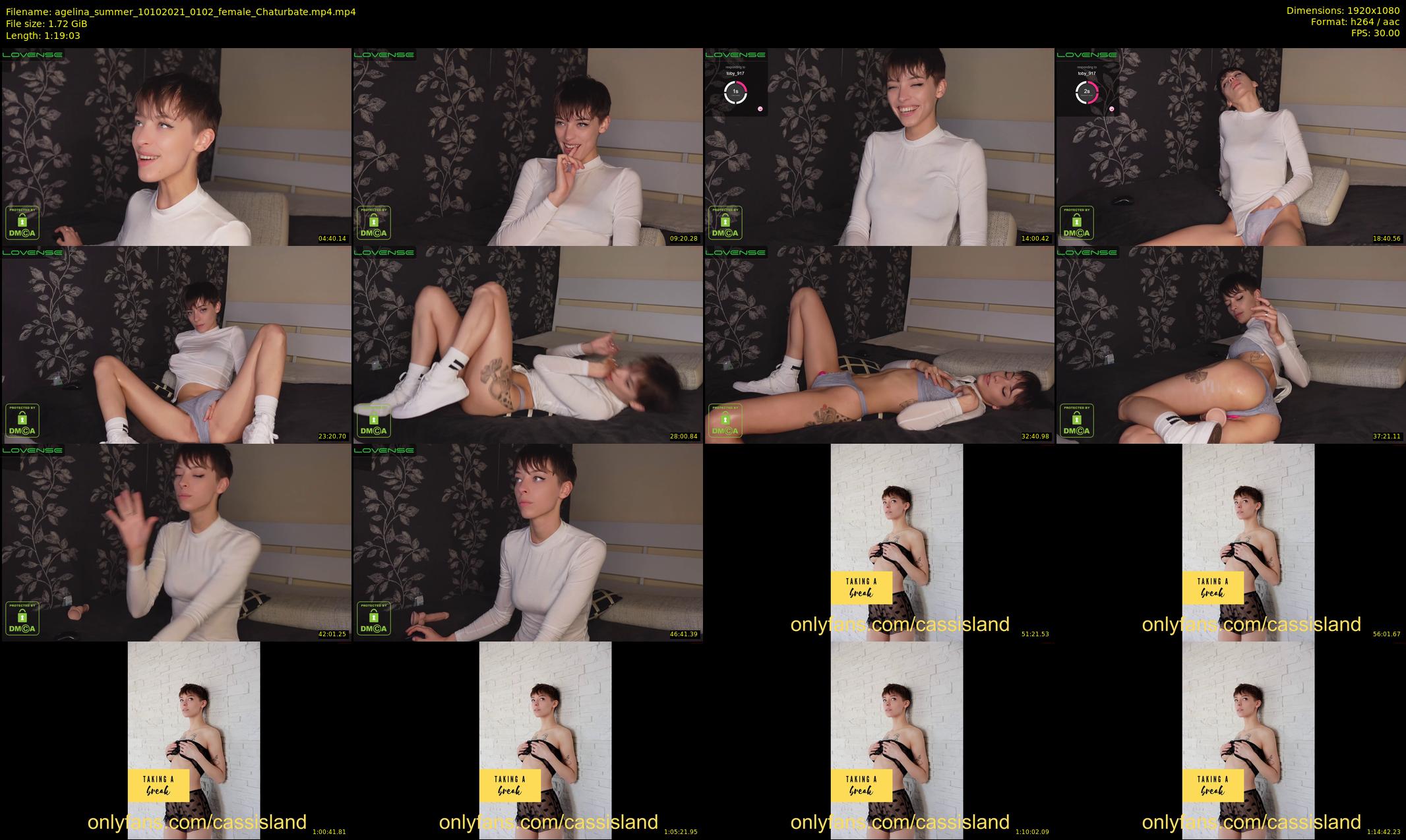 agelina_summer — 80 minute Chaturbate female cam show recording, 1080p, Oct 10, 2021