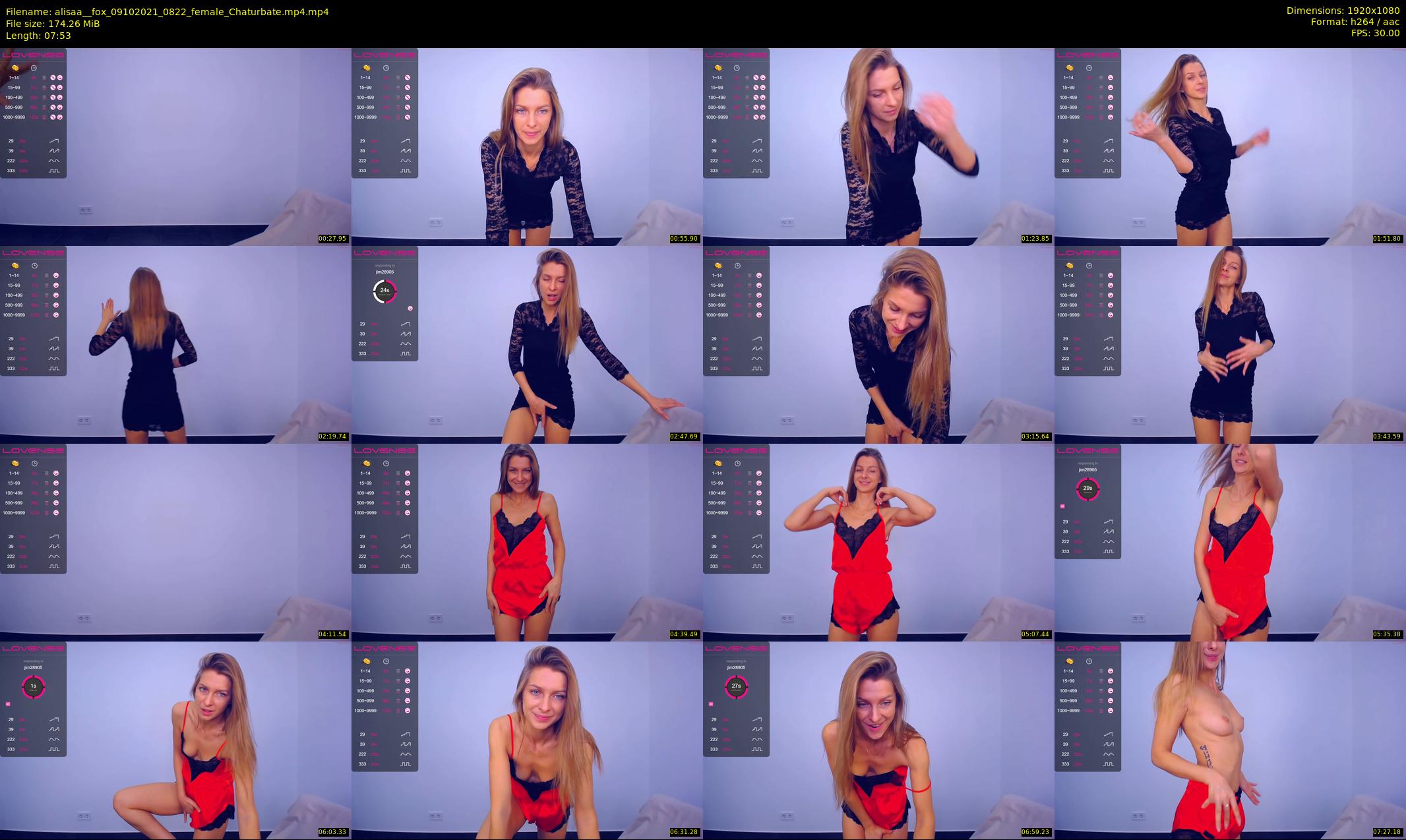 alisaa__fox — 8 minute Chaturbate female cam show recording, 1080p, Oct 9, 2021