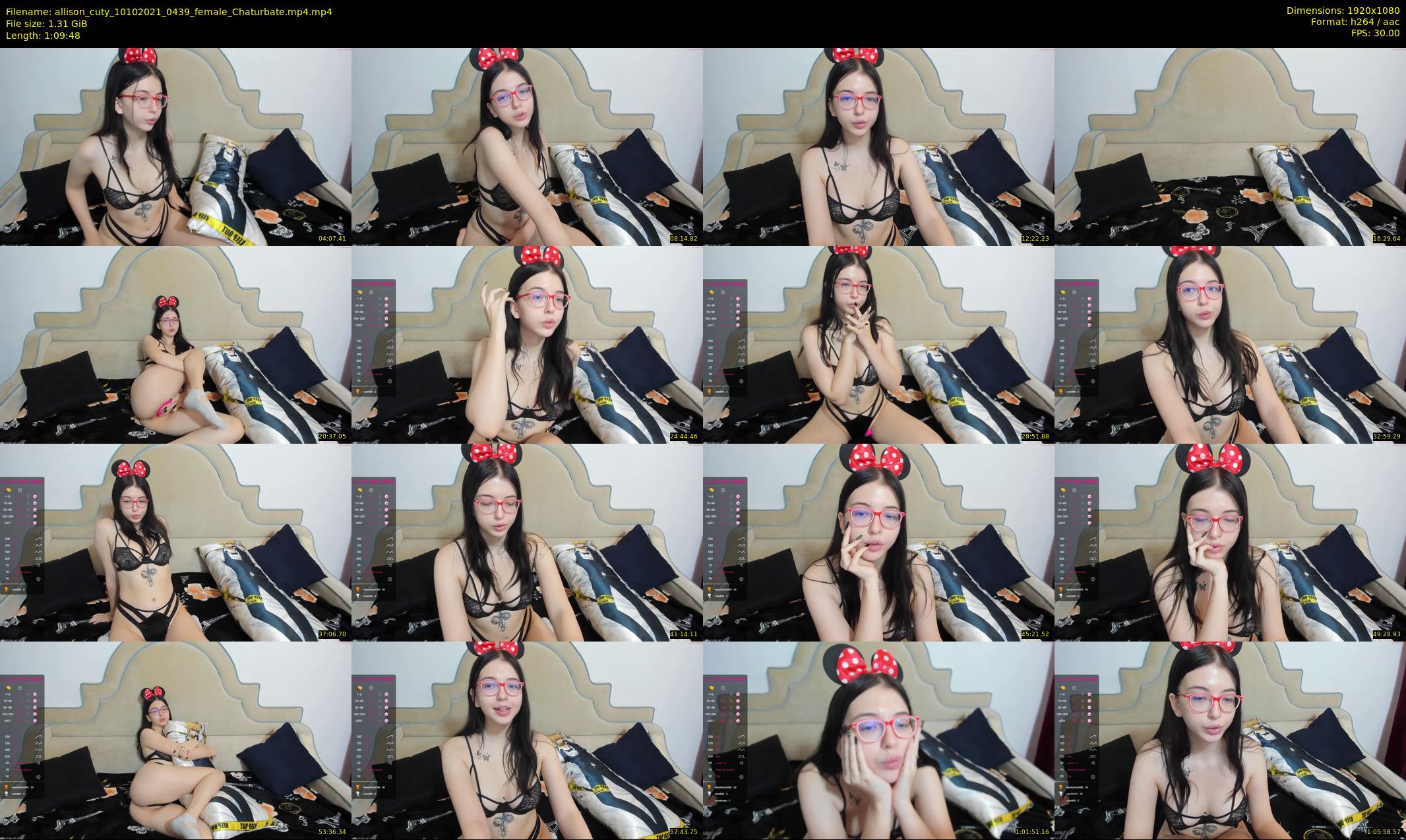 allison_cuty — 70 minute Chaturbate female cam show recording, 1080p, Oct 10, 2021
