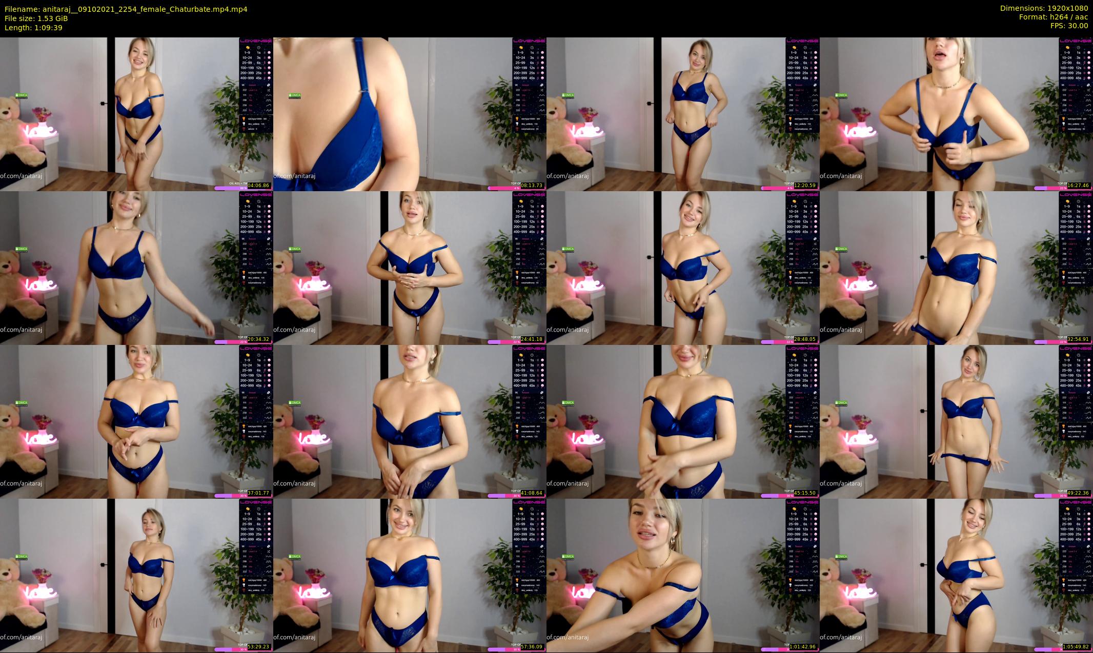 anitaraj_ — 70 minute Chaturbate female cam show recording, 1080p, Oct 9, 2021