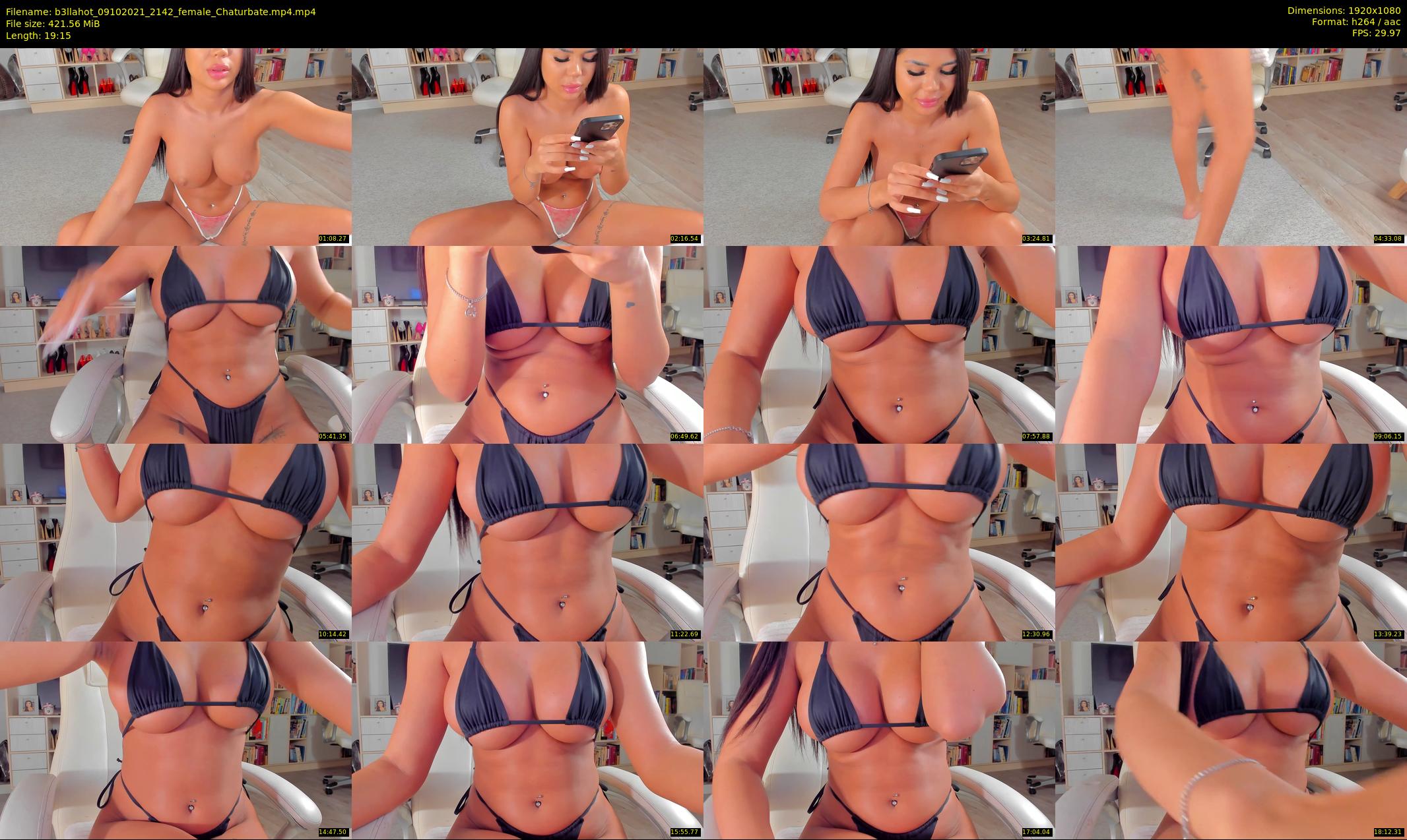 b3llahot — 20 minute Chaturbate female cam show recording, 1080p, Oct 9, 2021