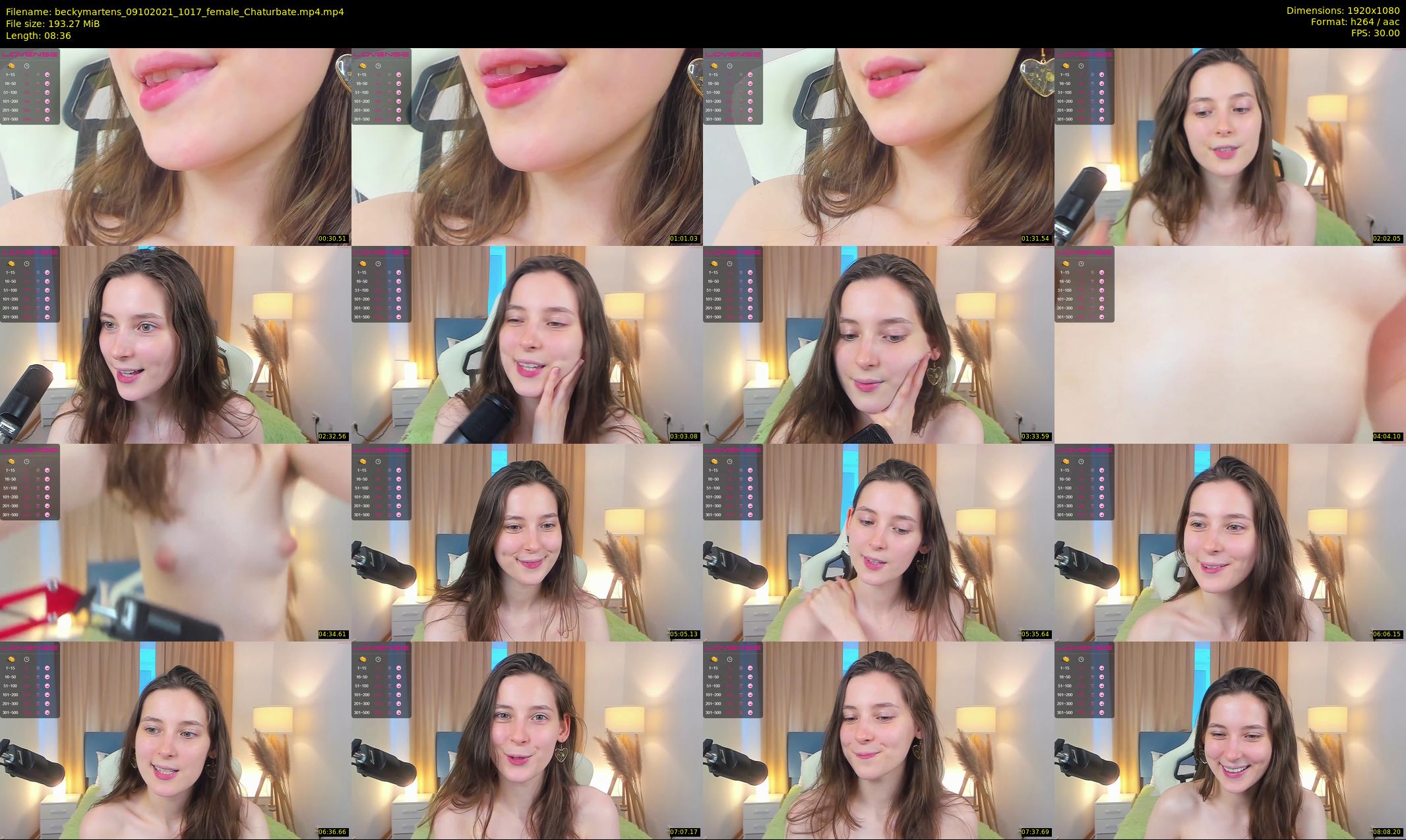 beckymartens — 9 minute Chaturbate female cam show recording, 1080p, Oct 9, 2021