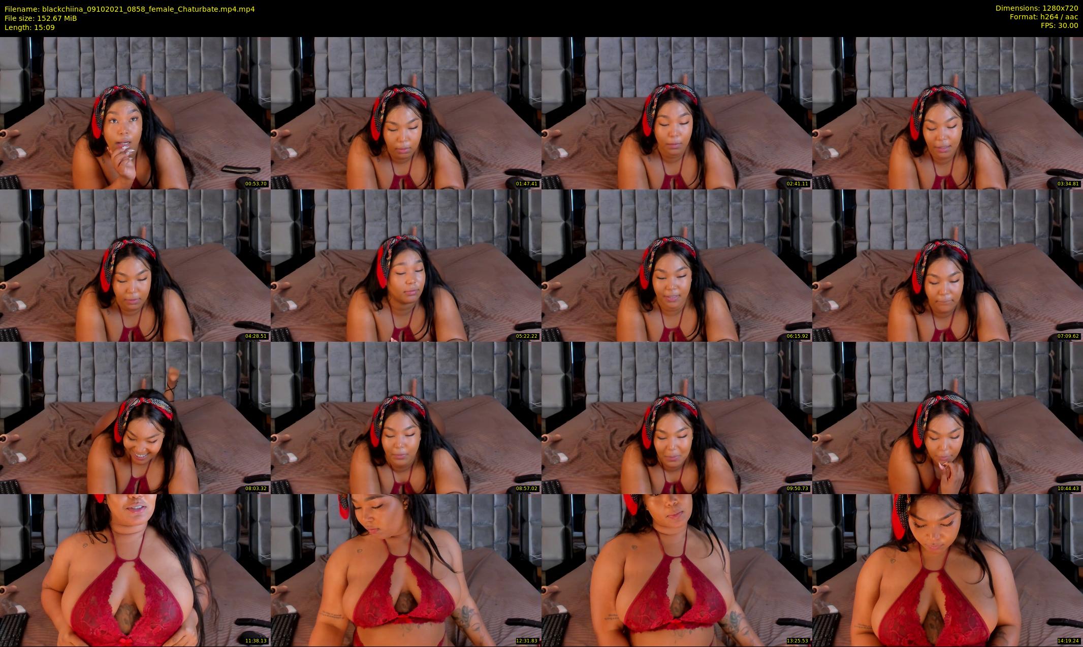 blackchiina — 16 minute Chaturbate female cam show recording, 720p, Oct 9, 2021