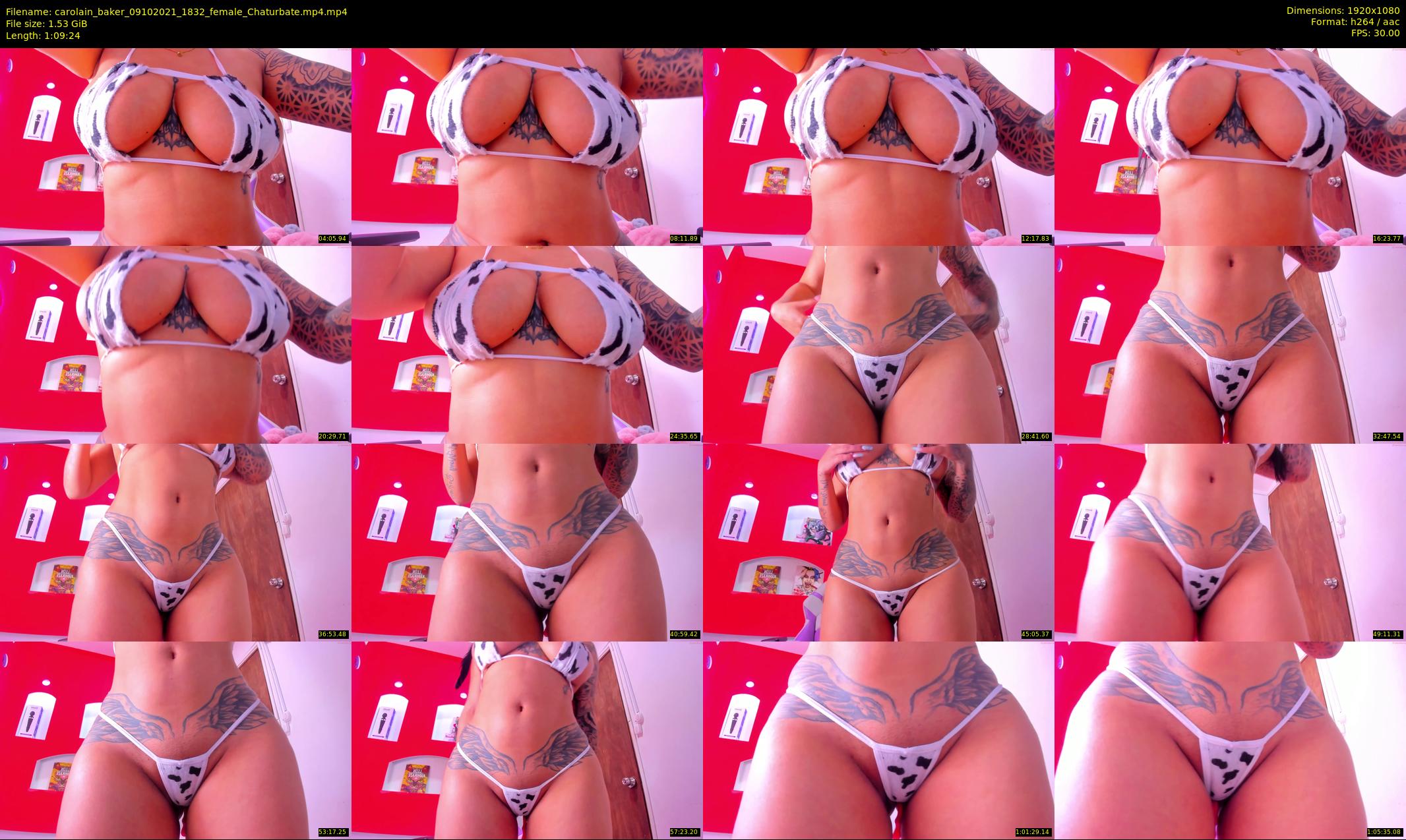 carolain_baker — 70 minute Chaturbate female cam show recording, 1080p, Oct 9, 2021