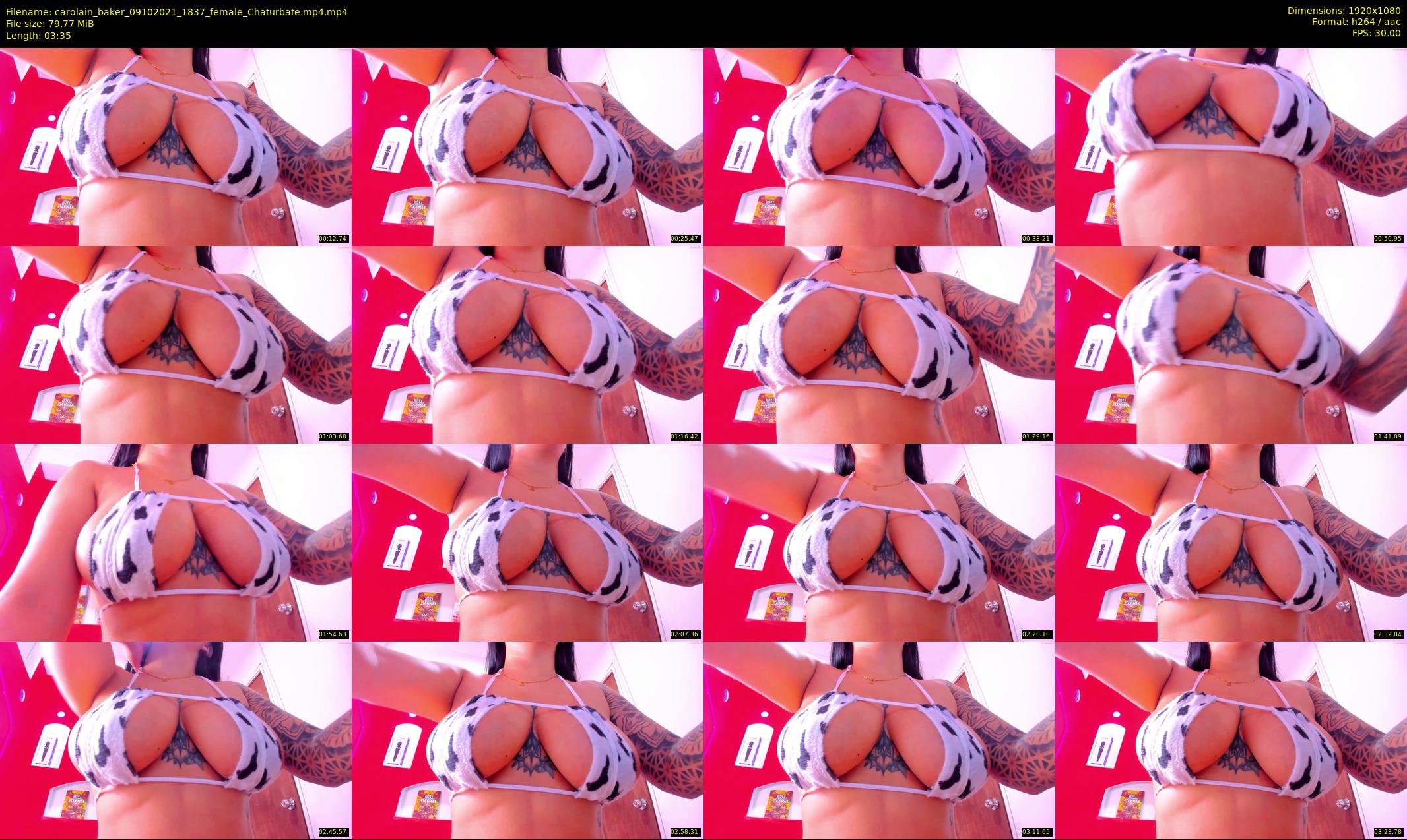 carolain_baker — 4 minute Chaturbate female cam show recording, 1080p, Oct 9, 2021