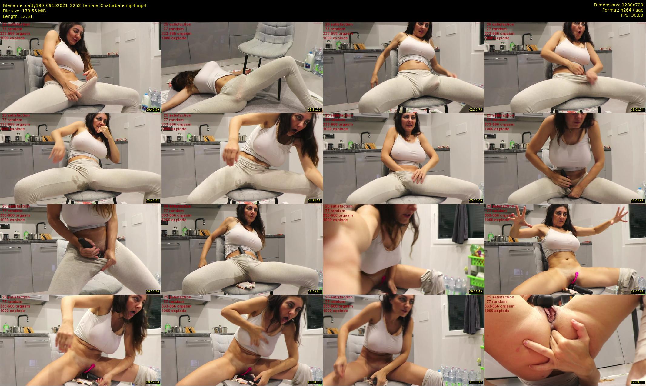catty190 — 13 minute Chaturbate female cam show recording, 720p, Oct 9, 2021