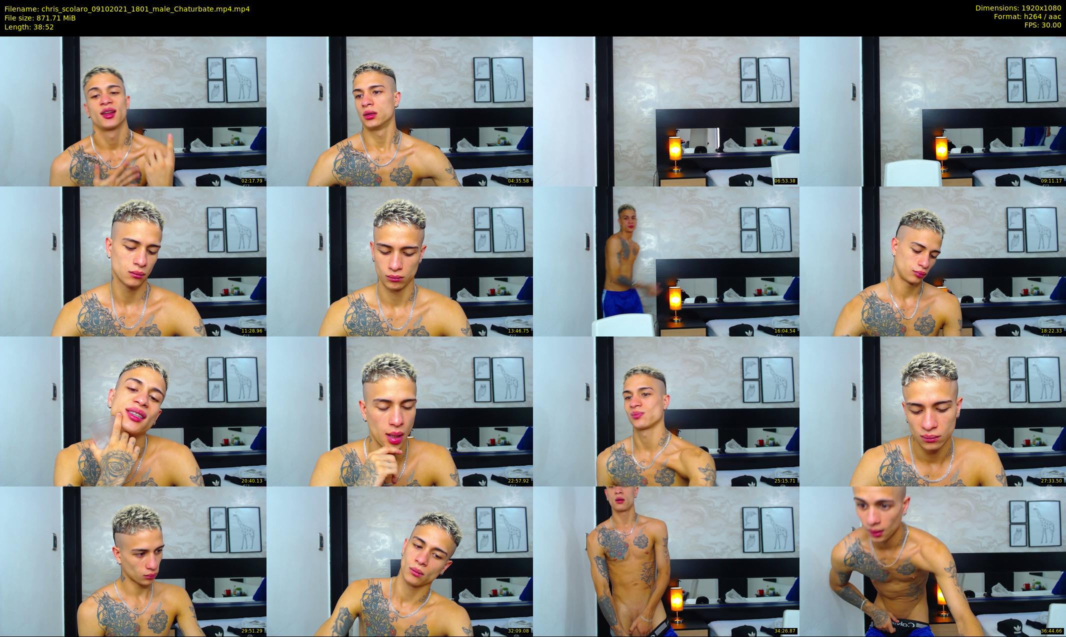 chris_scolaro — 39 minute Chaturbate male cam show recording, 1080p, Oct 9, 2021