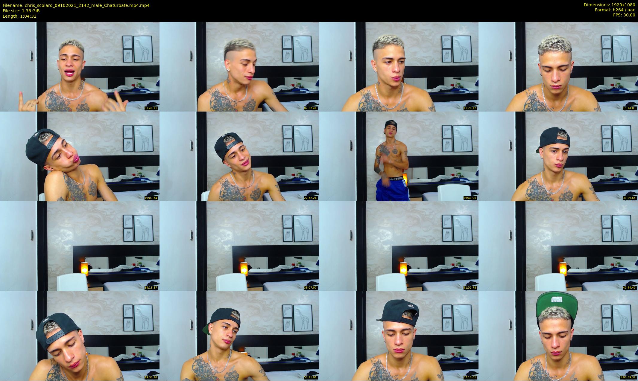 chris_scolaro — 65 minute Chaturbate male cam show recording, 1080p, Oct 9, 2021