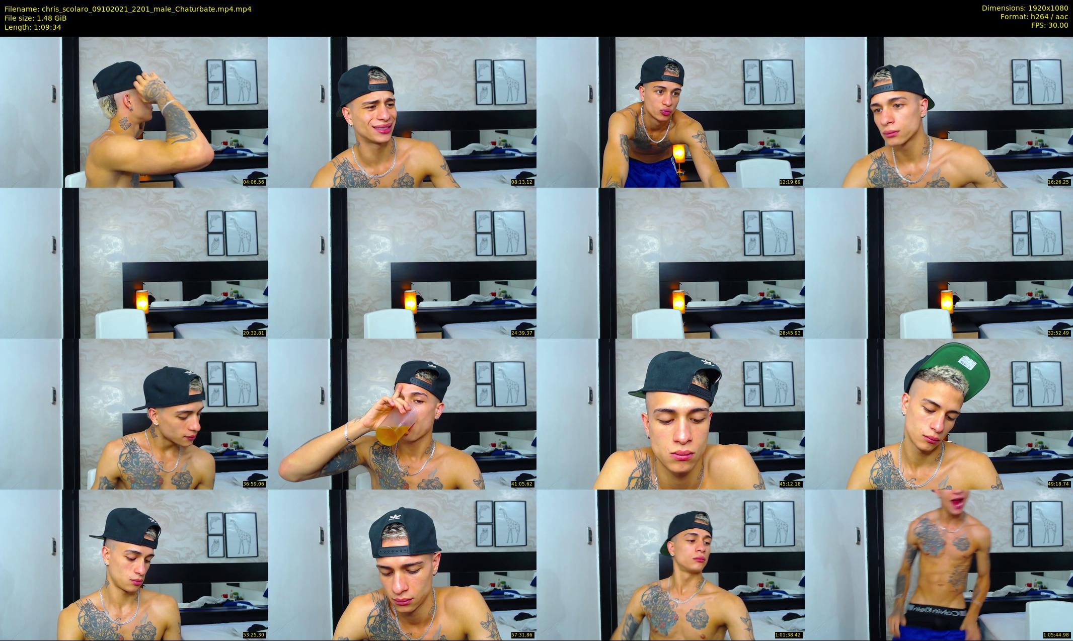 chris_scolaro — 70 minute Chaturbate male cam show recording, 1080p, Oct 9, 2021