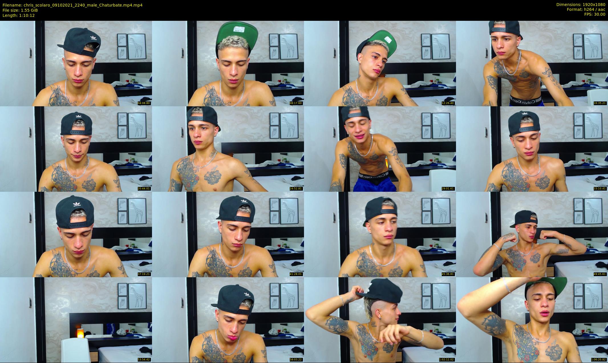 chris_scolaro — 71 minute Chaturbate male cam show recording, 1080p, Oct 9, 2021