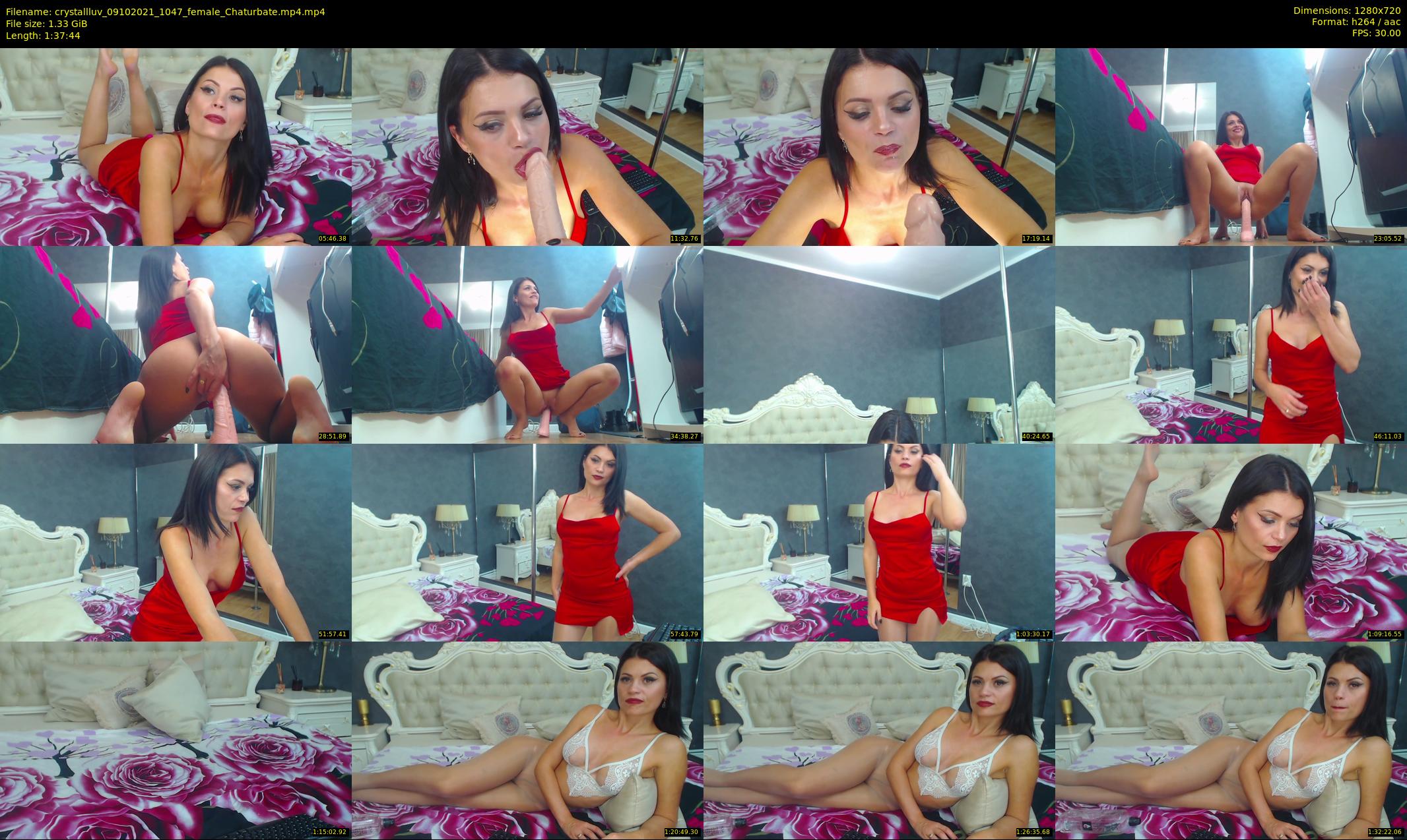 crystallluv — 98 minute Chaturbate female cam show recording, 720p, Oct 9, 2021