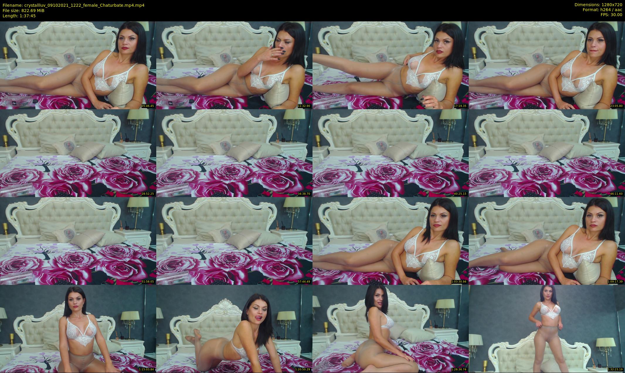 crystallluv — 98 minute Chaturbate female cam show recording, 720p, Oct 9, 2021