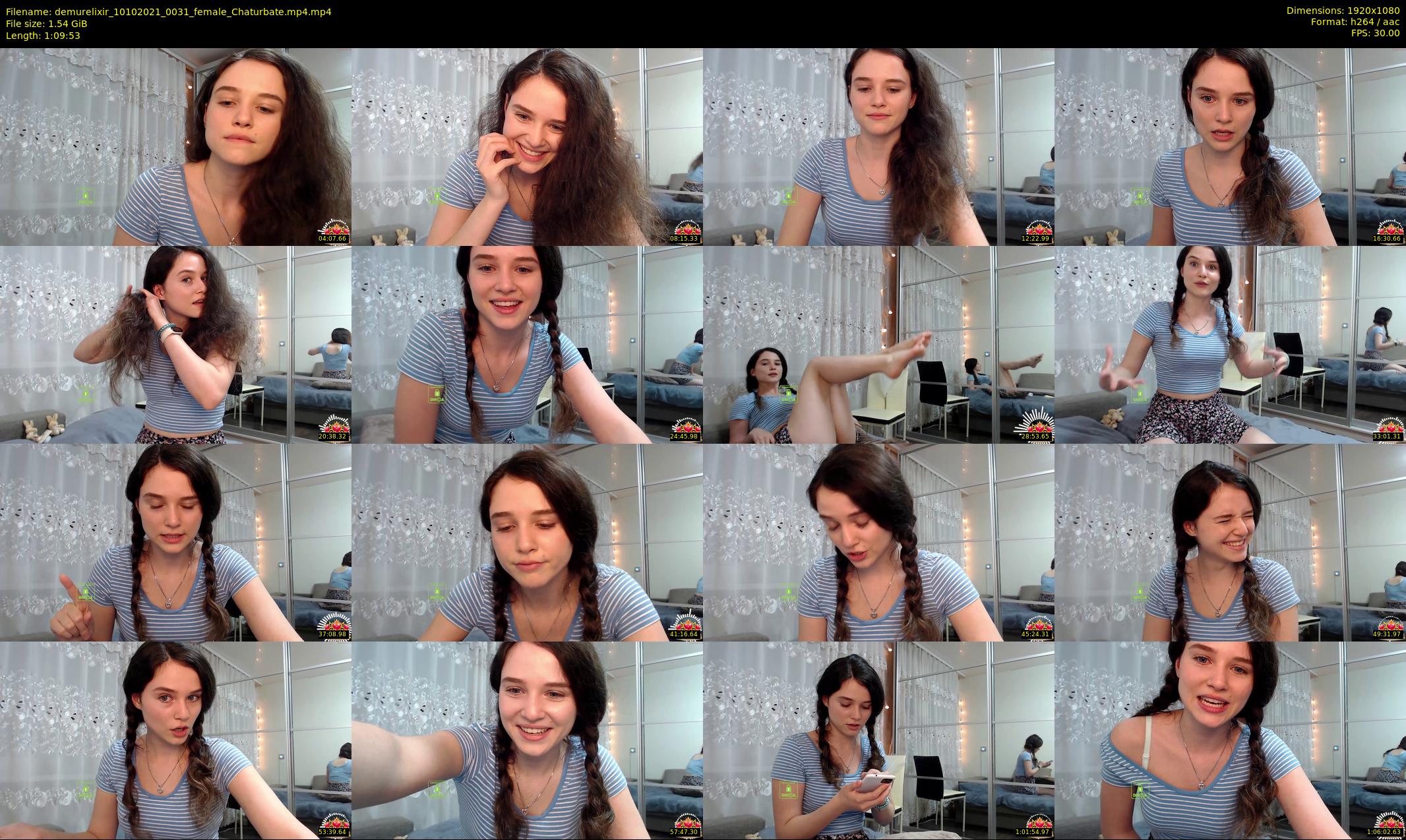 demurelixir — 70 minute Chaturbate female cam show recording, 1080p, Oct 10, 2021
