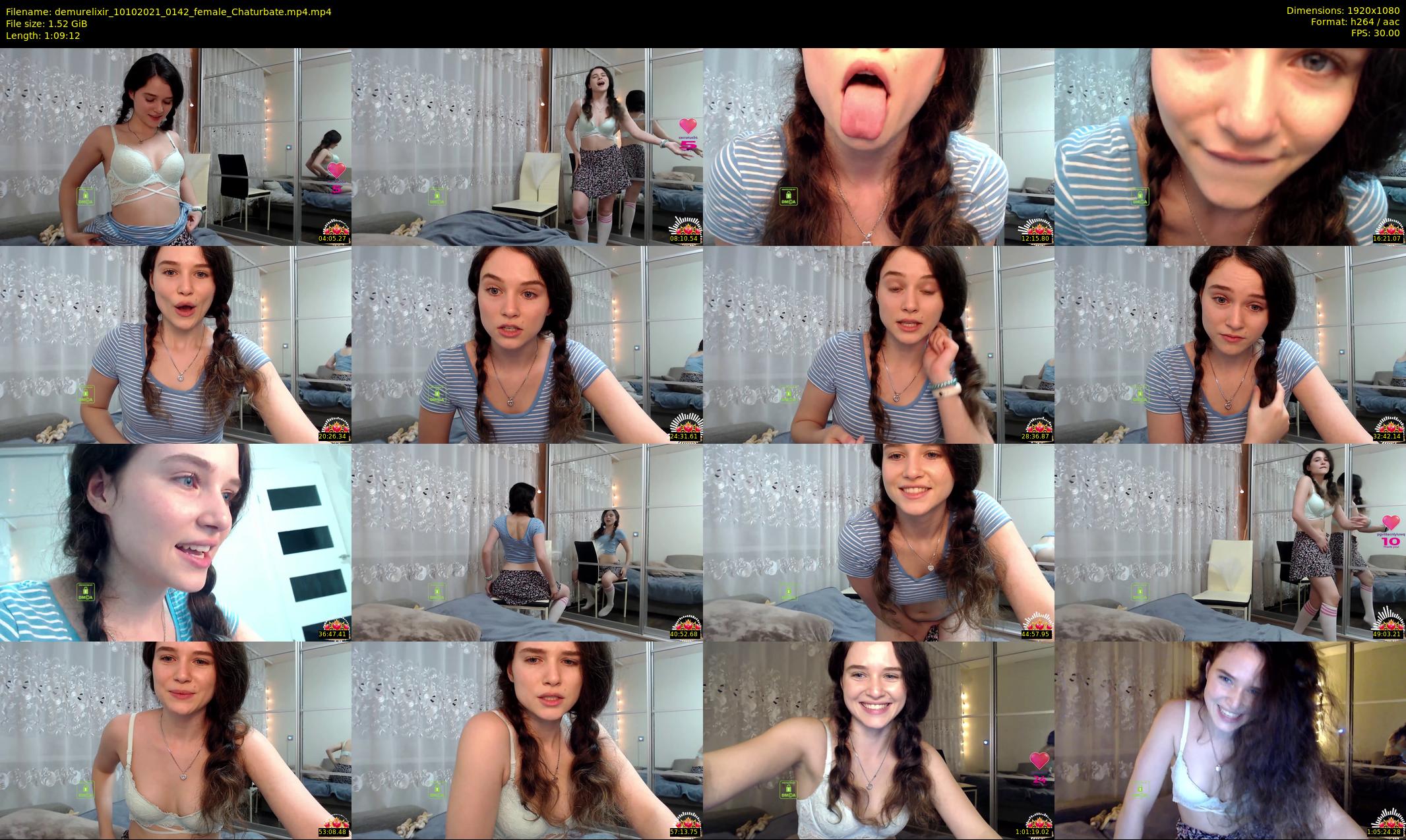 demurelixir — 70 minute Chaturbate female cam show recording, 1080p, Oct 10, 2021