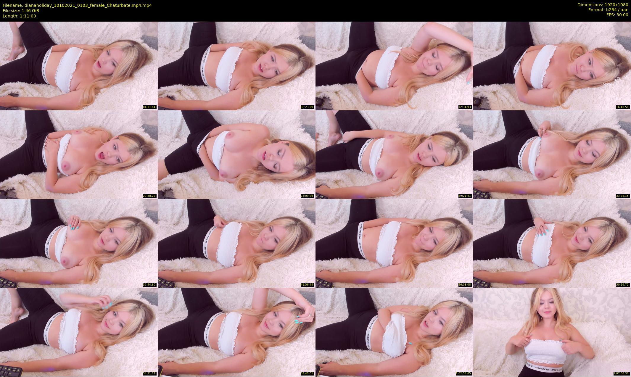 dianaholiday — 71 minute Chaturbate female cam show recording, 1080p, Oct 10, 2021