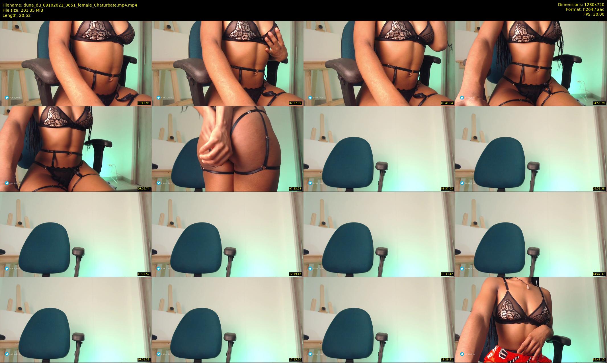 duna_du — 21 minute Chaturbate female cam show recording, 720p, Oct 9, 2021