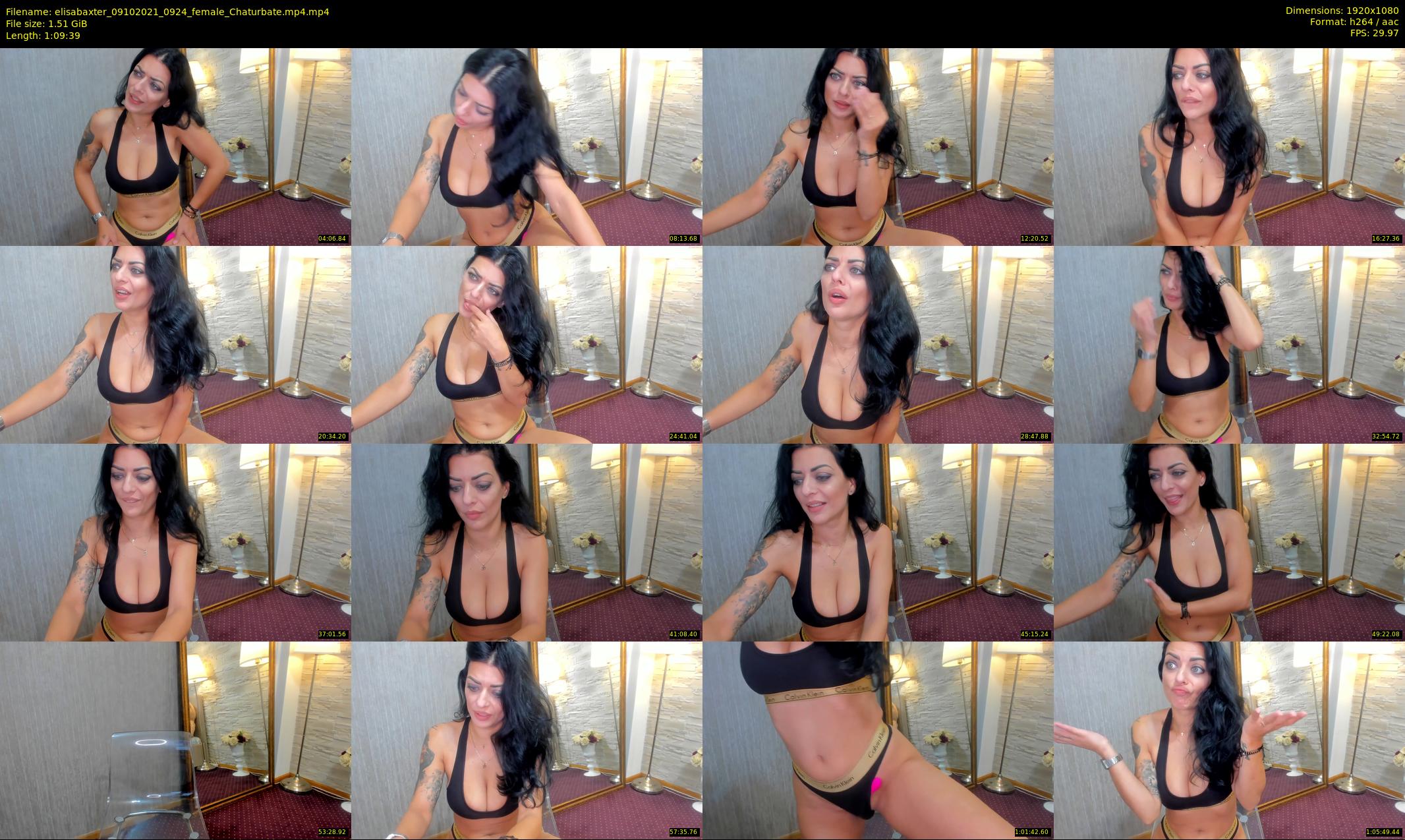 elisabaxter — 70 minute Chaturbate female cam show recording, 1080p, Oct 9, 2021