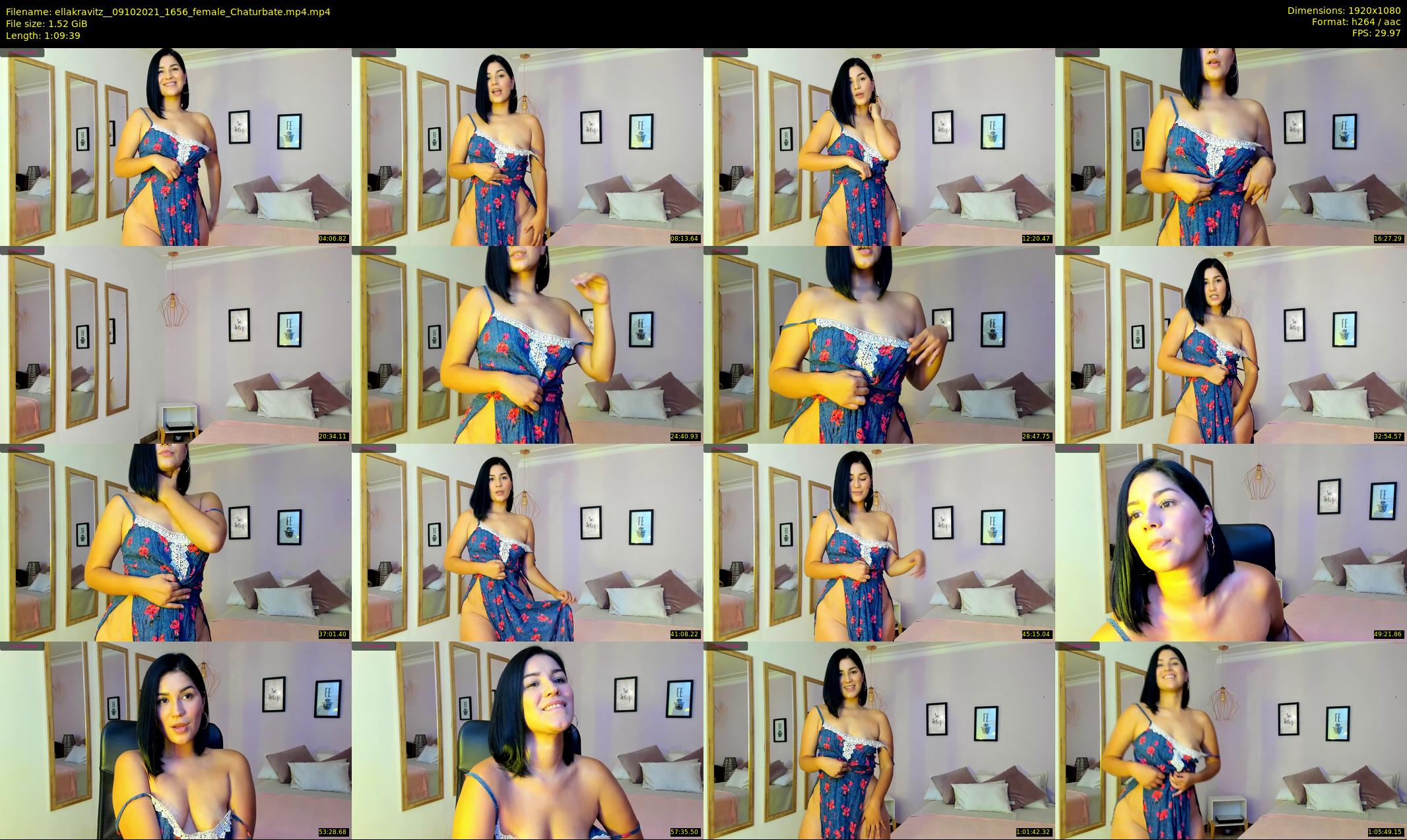ellakravitz_ — 70 minute Chaturbate female cam show recording, 1080p, Oct 9, 2021