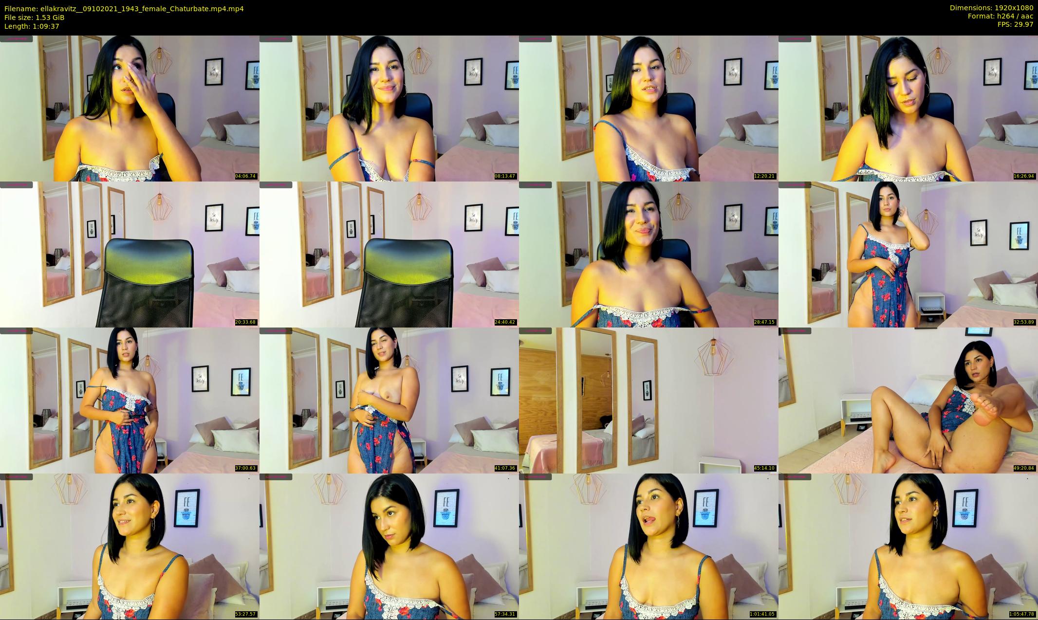 ellakravitz_ — 70 minute Chaturbate female cam show recording, 1080p, Oct 9, 2021