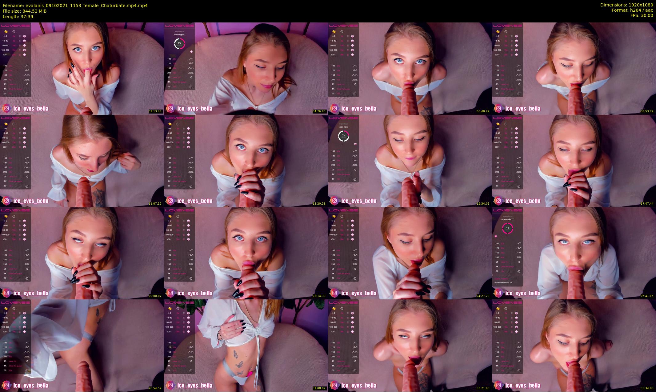 evalanis — 38 minute Chaturbate couple cam show recording, 1080p, Oct 9, 2021