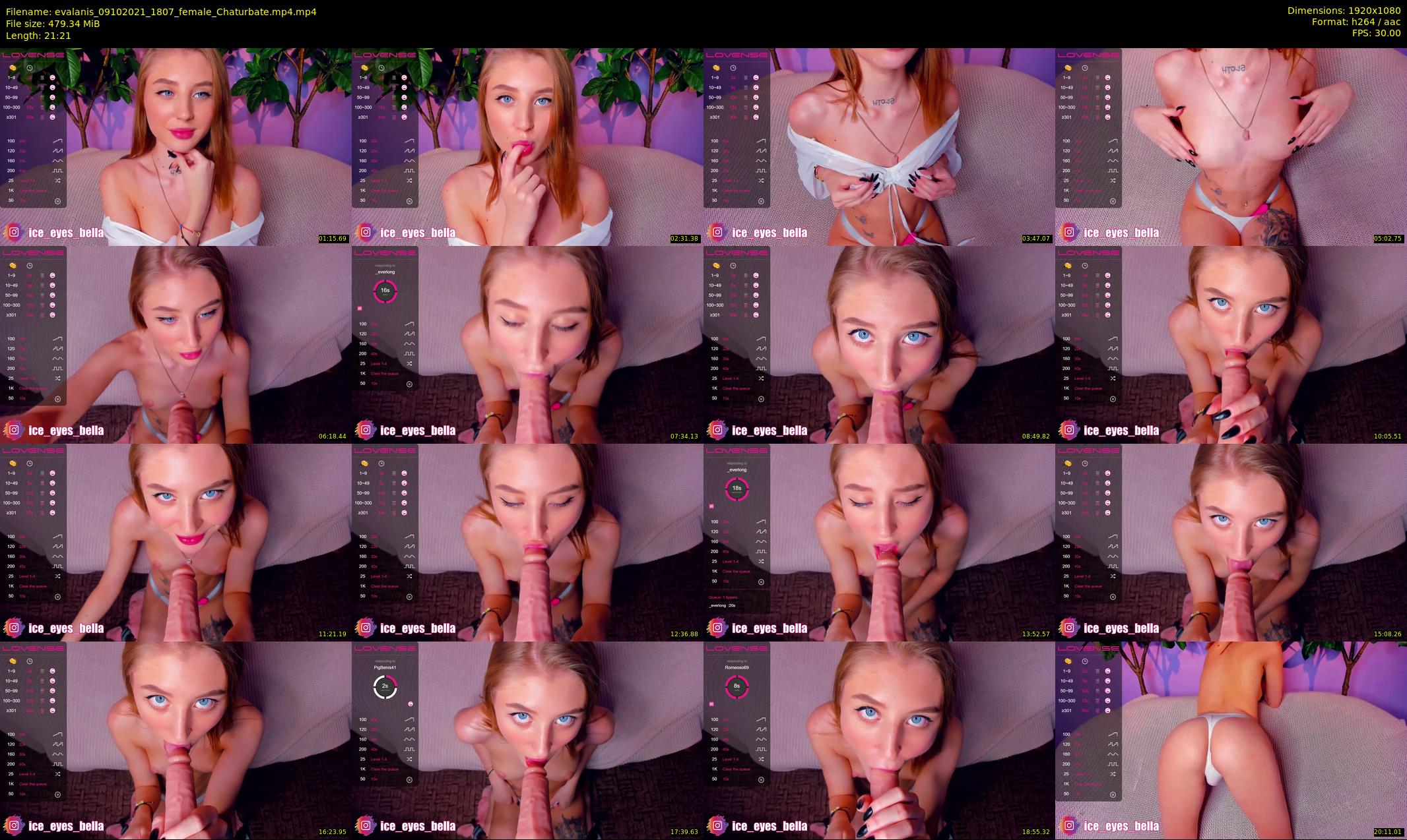 evalanis — 22 minute Chaturbate couple cam show recording, 1080p, Oct 9, 2021