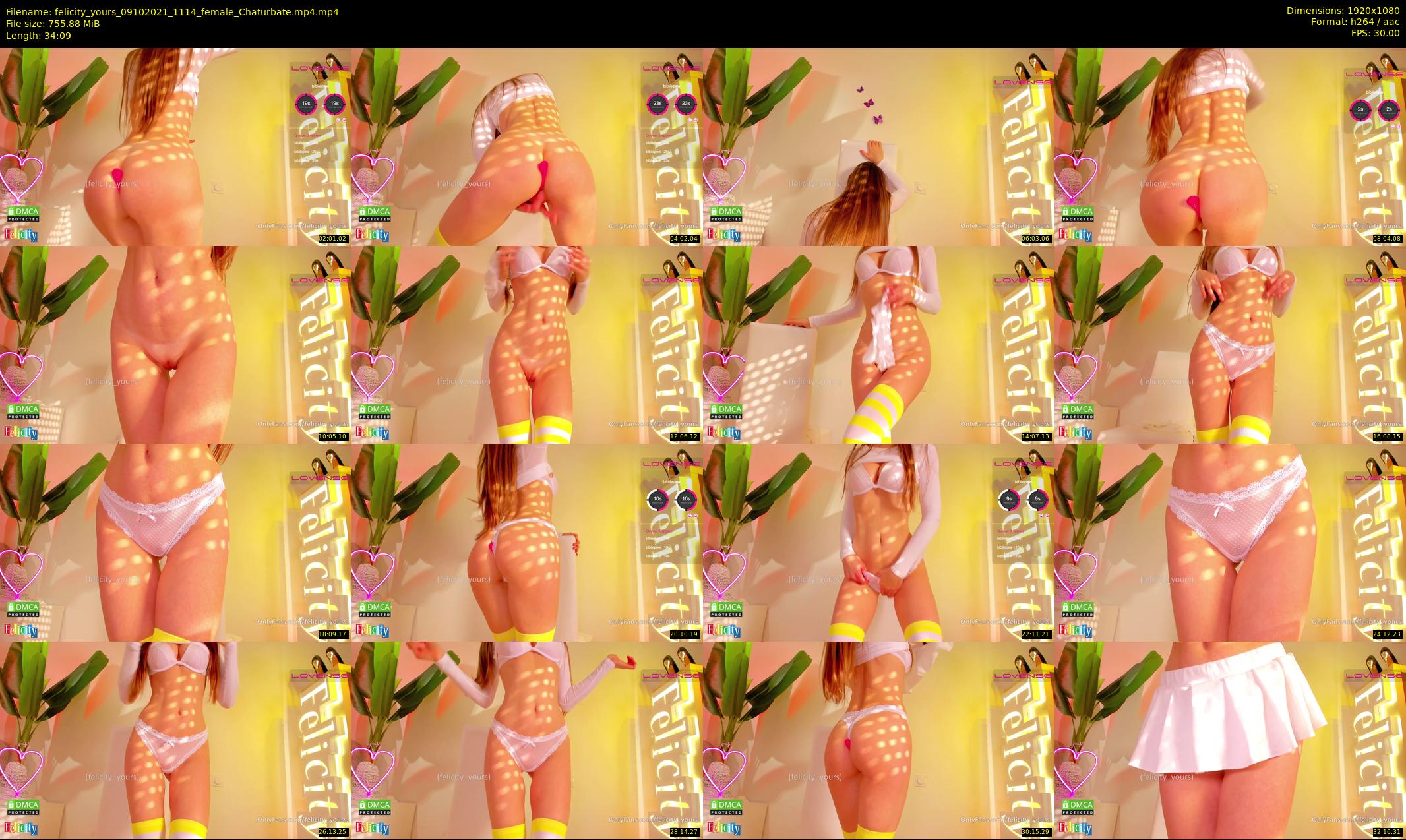 felicity_yours — 35 minute Chaturbate female cam show recording, 1080p, Oct 9, 2021