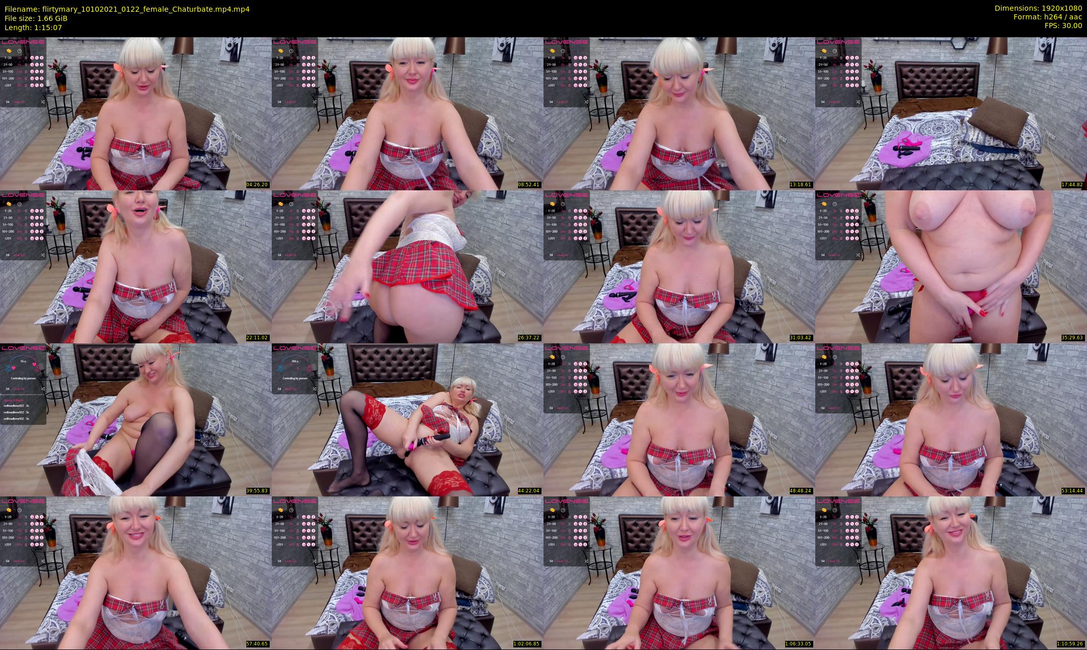 flirtymary — 76 minute Chaturbate female cam show recording, 1080p, Oct 10, 2021