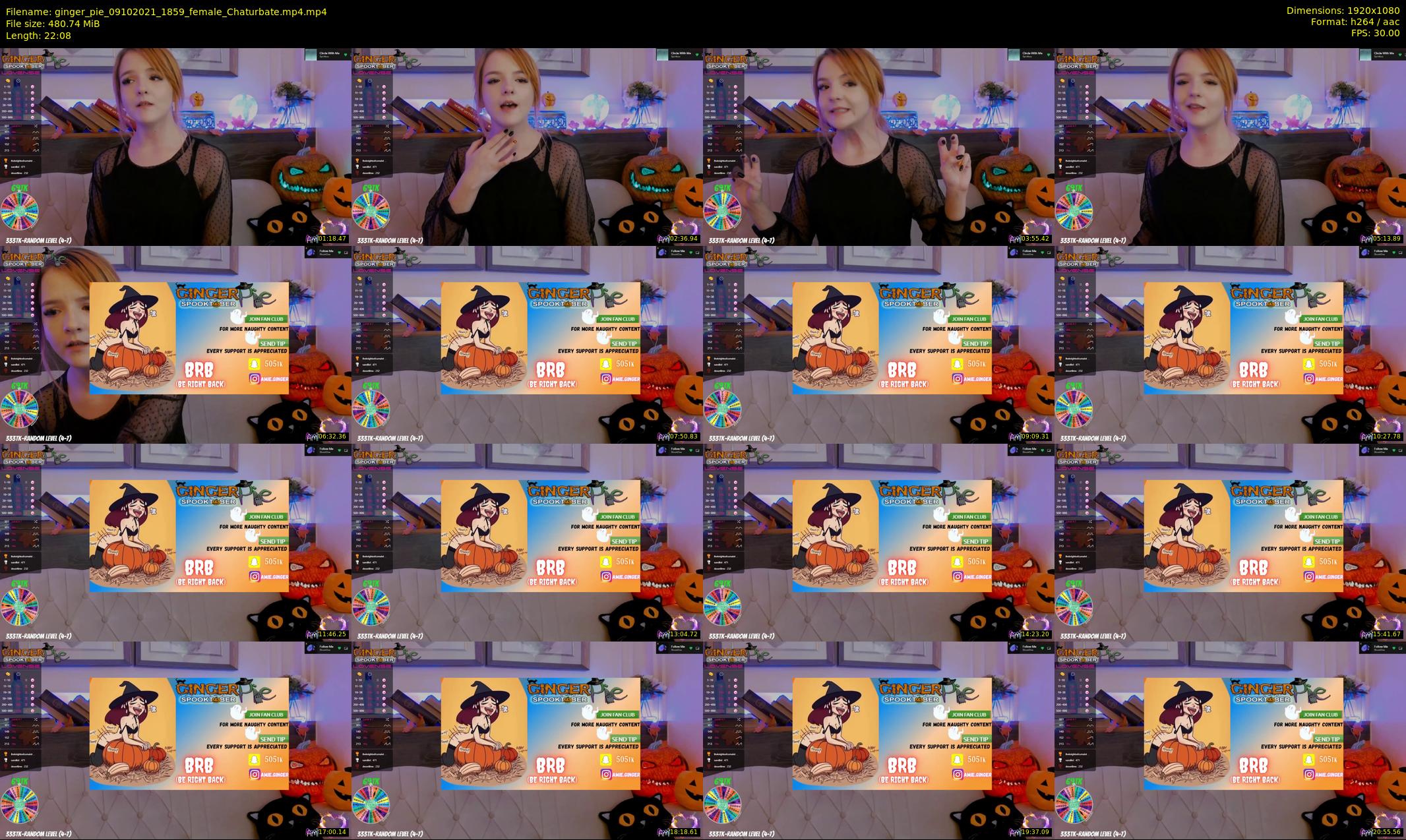 ginger_pie — 23 minute Chaturbate female cam show recording, 1080p, Oct 9, 2021
