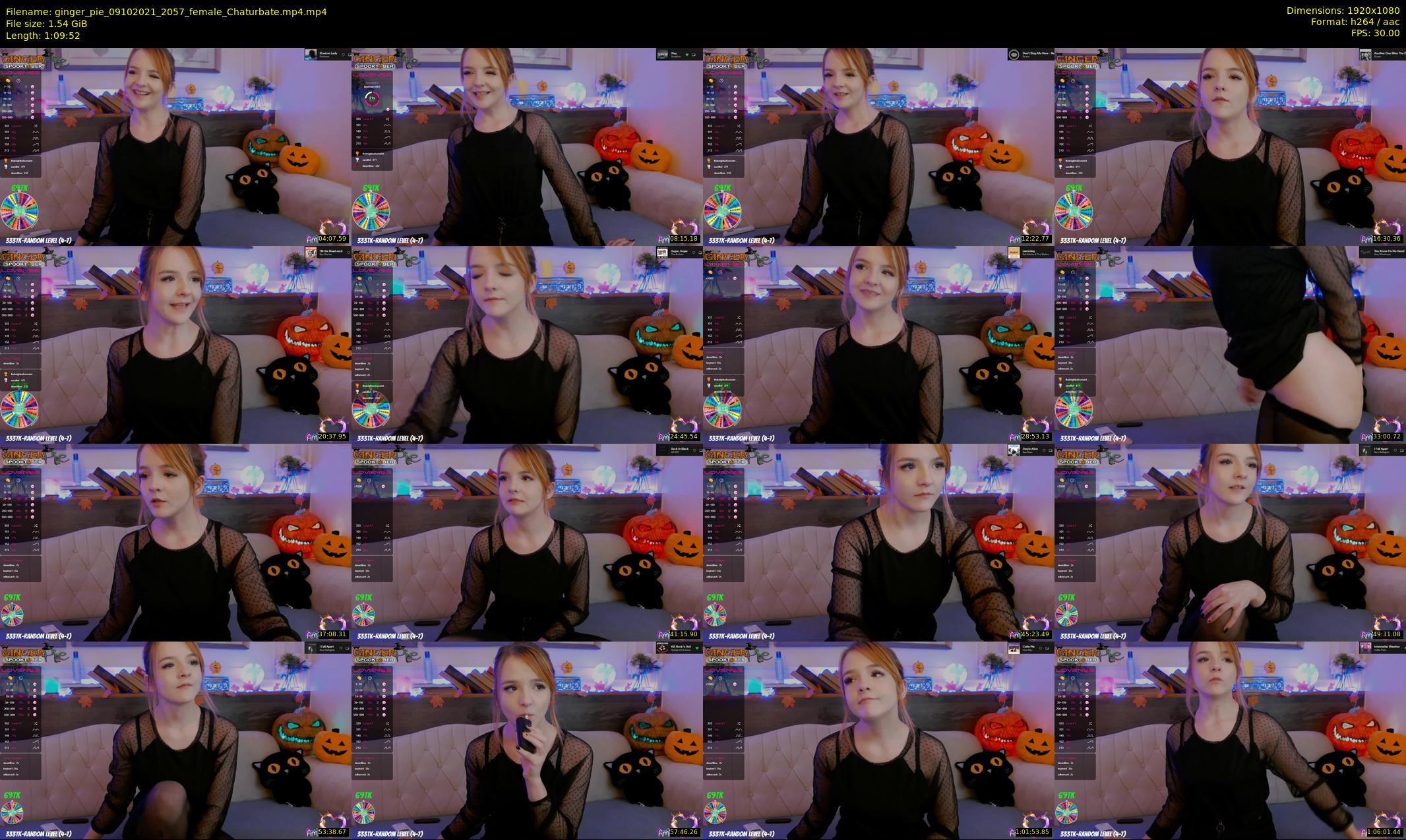 ginger_pie — 70 minute Chaturbate female cam show recording, 1080p, Oct 9, 2021