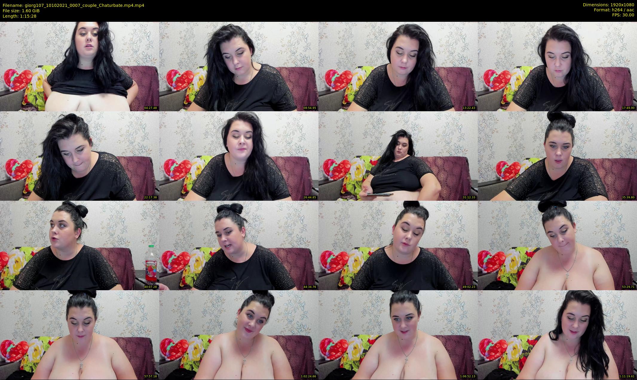 giorg107 — 76 minute Chaturbate couple cam show recording, 1080p, Oct 10, 2021