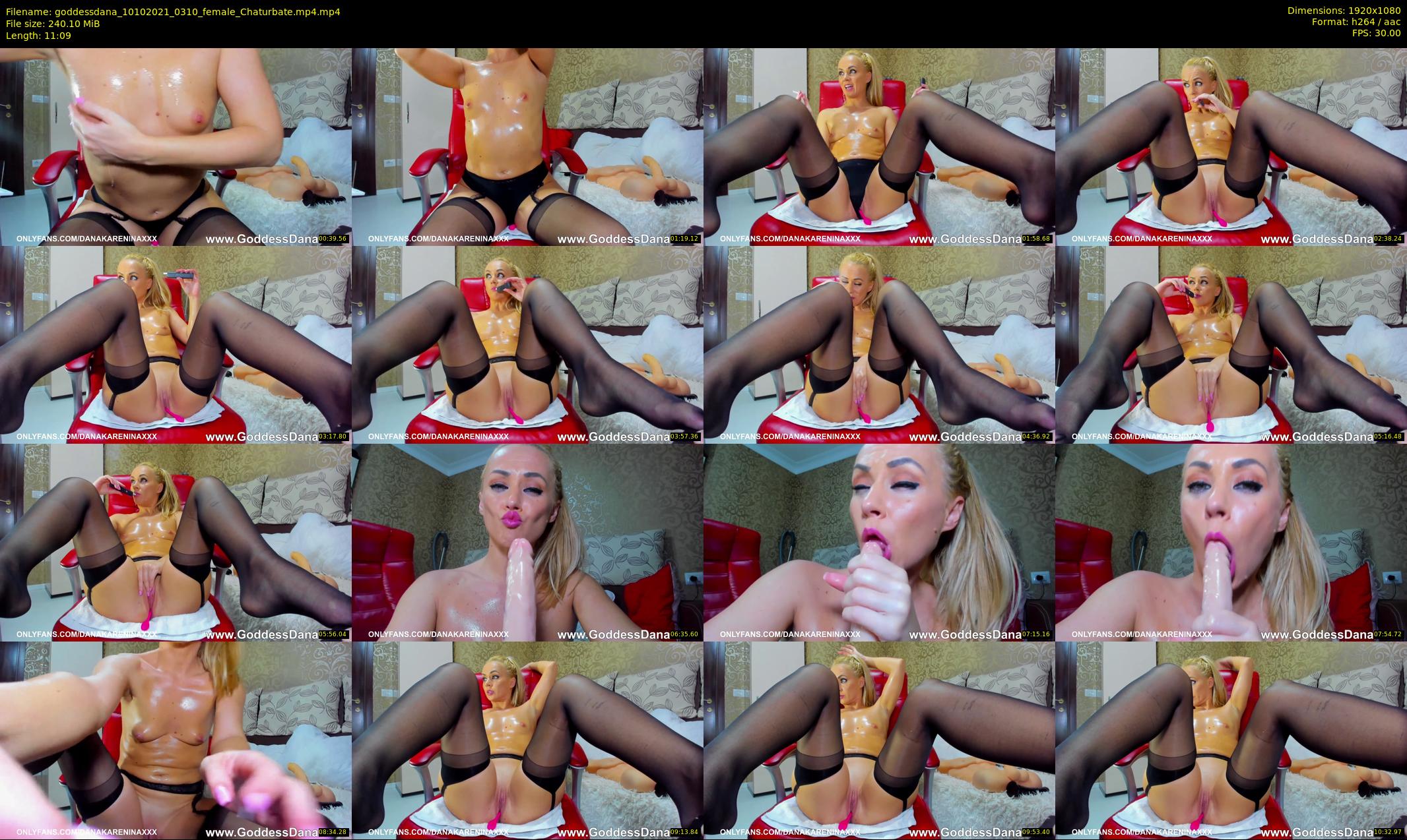 goddessdana — 12 minute Chaturbate female cam show recording, 1080p, Oct 10, 2021