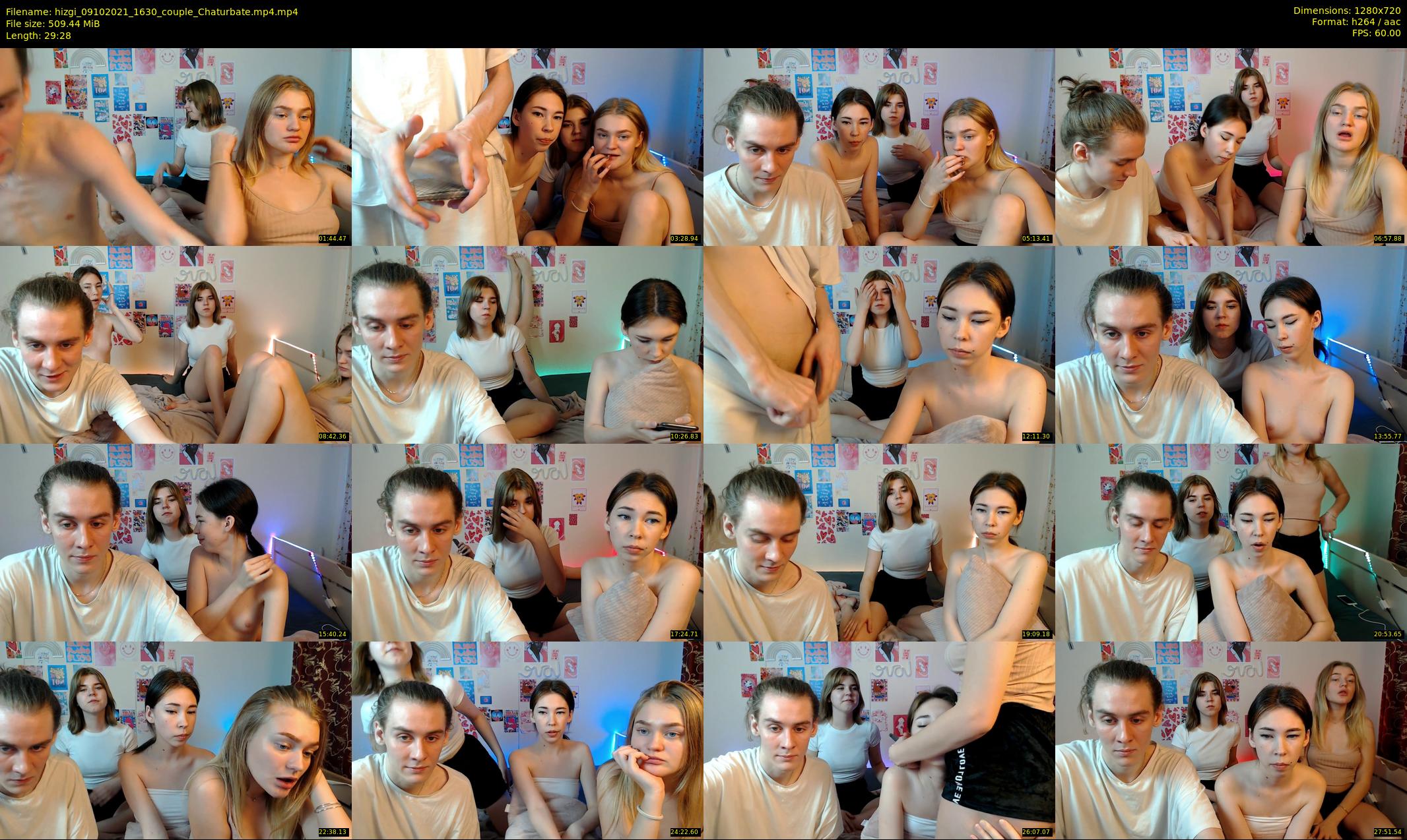 hizgi — 30 minute Chaturbate couple cam show recording, 720p, Oct 9, 2021
