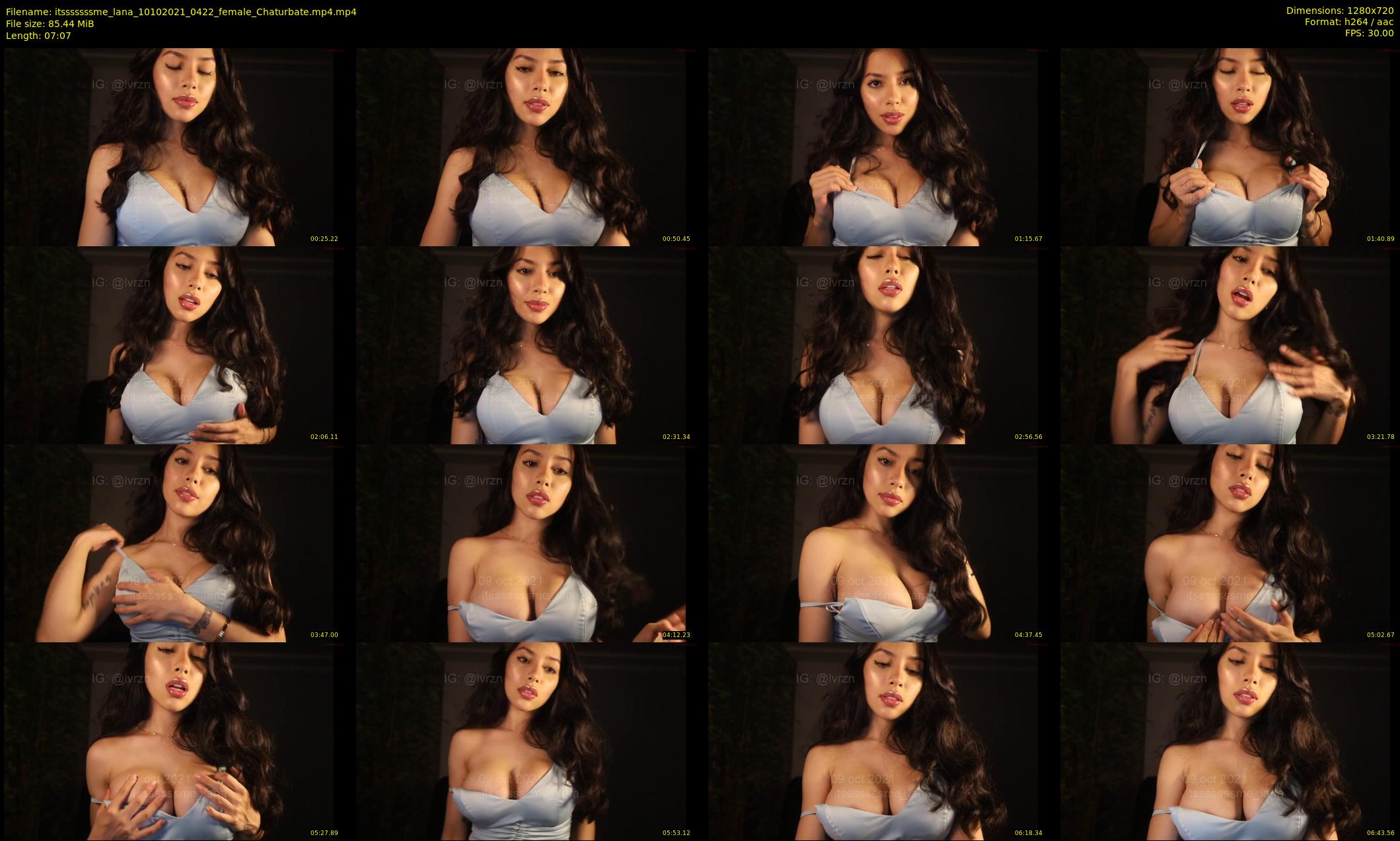 itsssssssme_lana — 8 minute Chaturbate female cam show recording, 720p, Oct 10, 2021