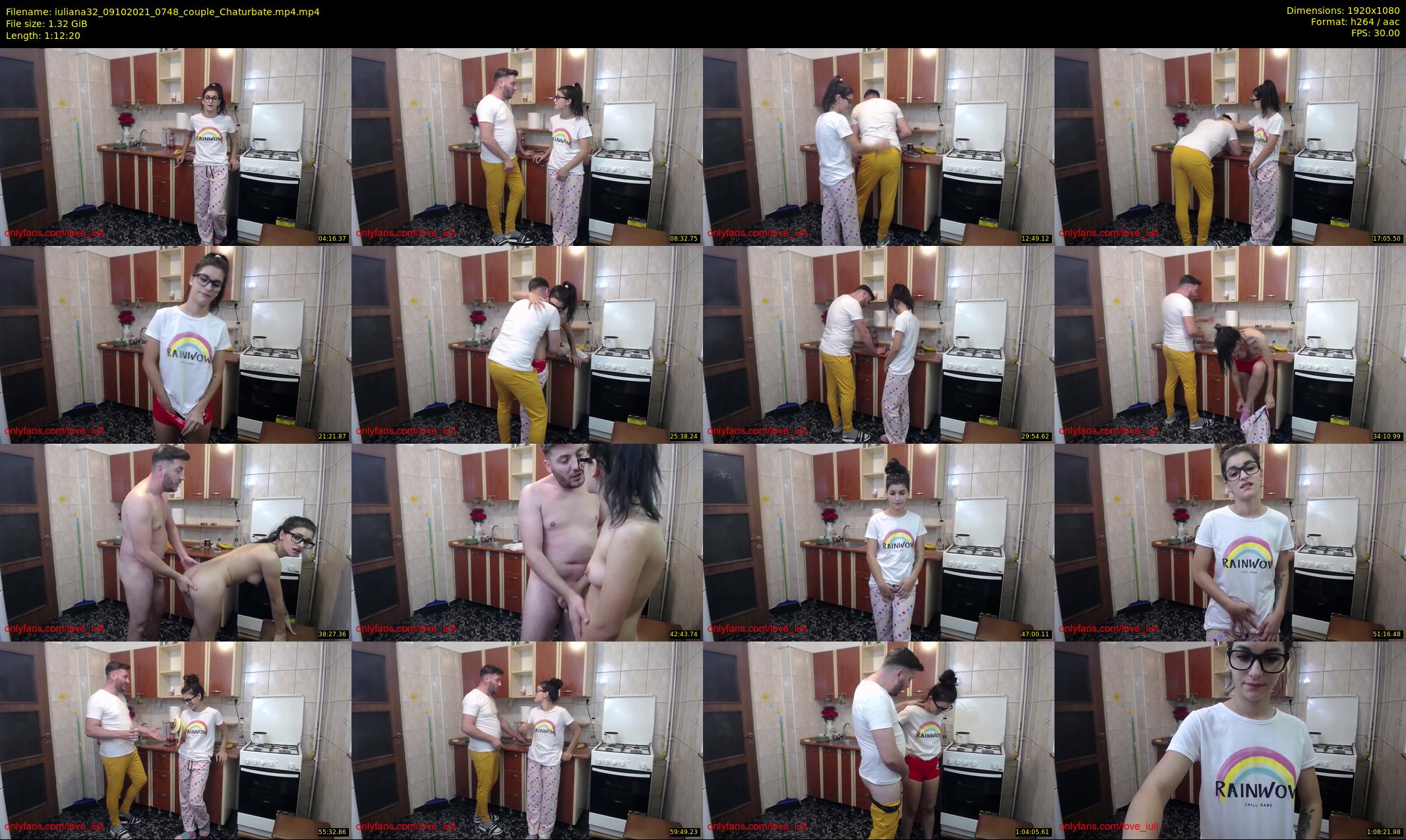 iuliana32 — 73 minute Chaturbate couple cam show recording, 1080p, Oct 9, 2021