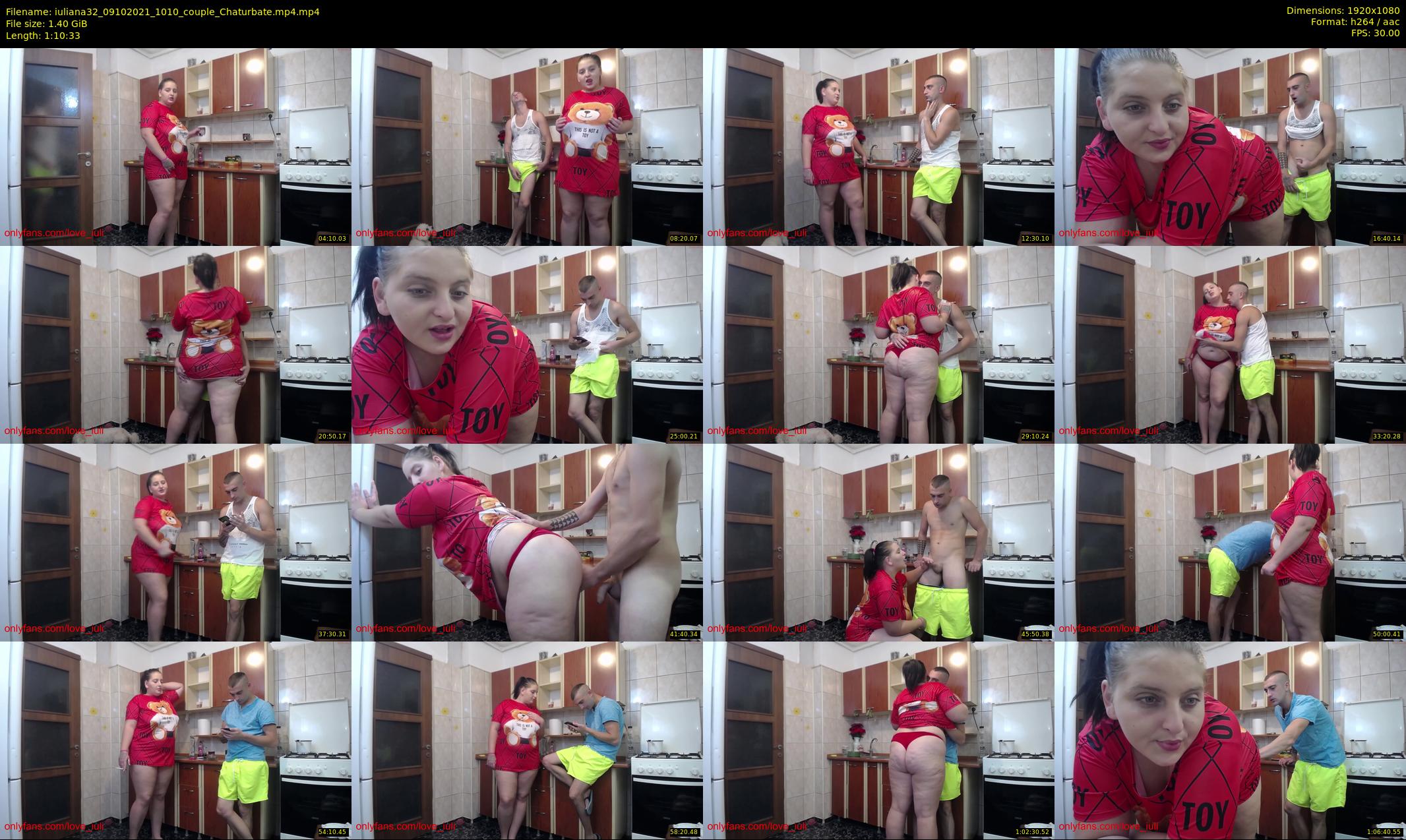 iuliana32 — 71 minute Chaturbate couple cam show recording, 1080p, Oct 9, 2021