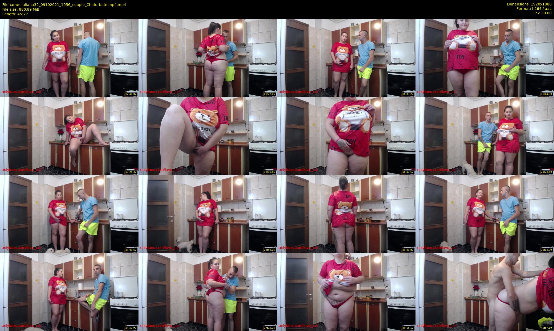 iuliana32 — 46 minute Chaturbate couple cam show recording, 1080p, Oct 9, 2021