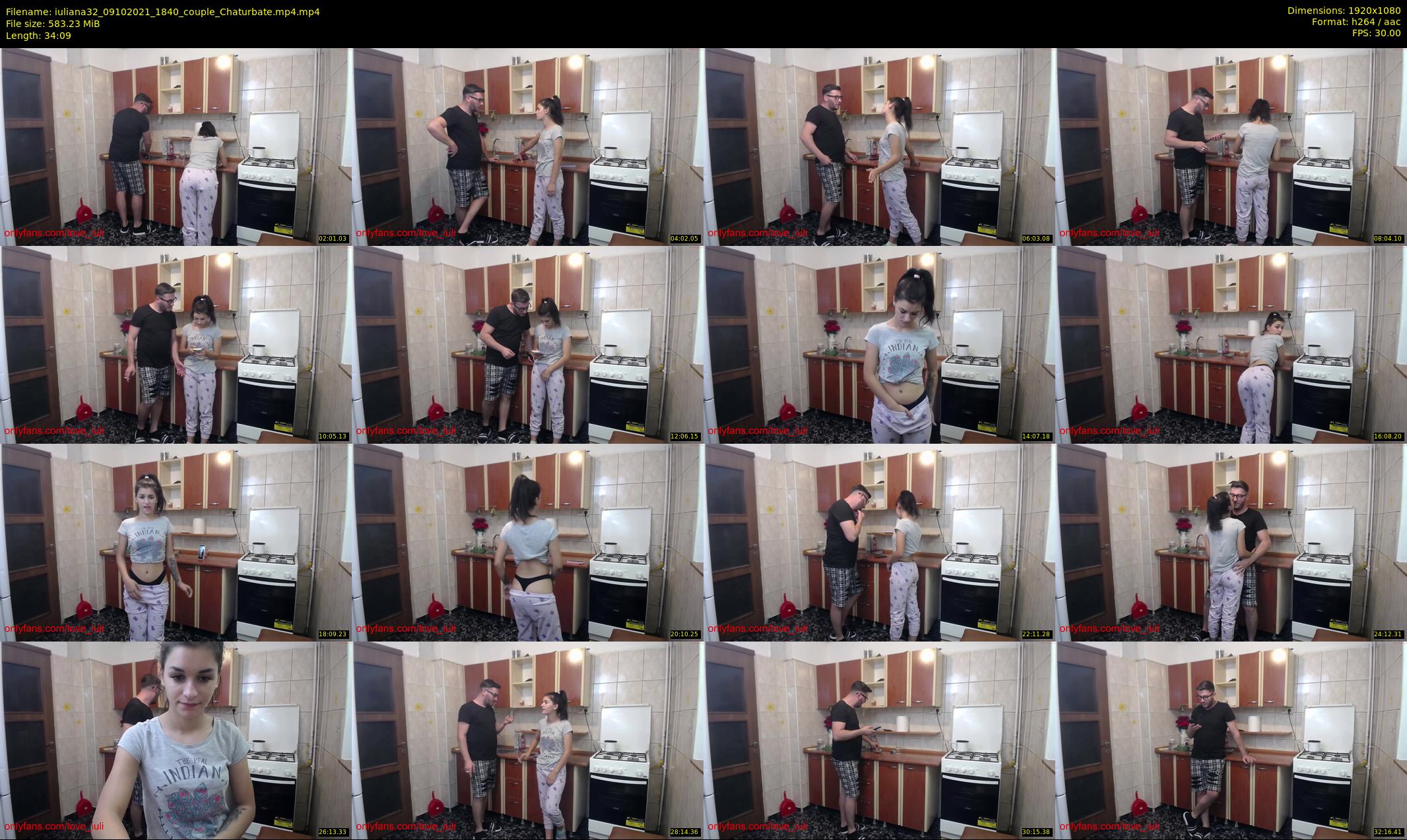 iuliana32 — 35 minute Chaturbate couple cam show recording, 1080p, Oct 9, 2021