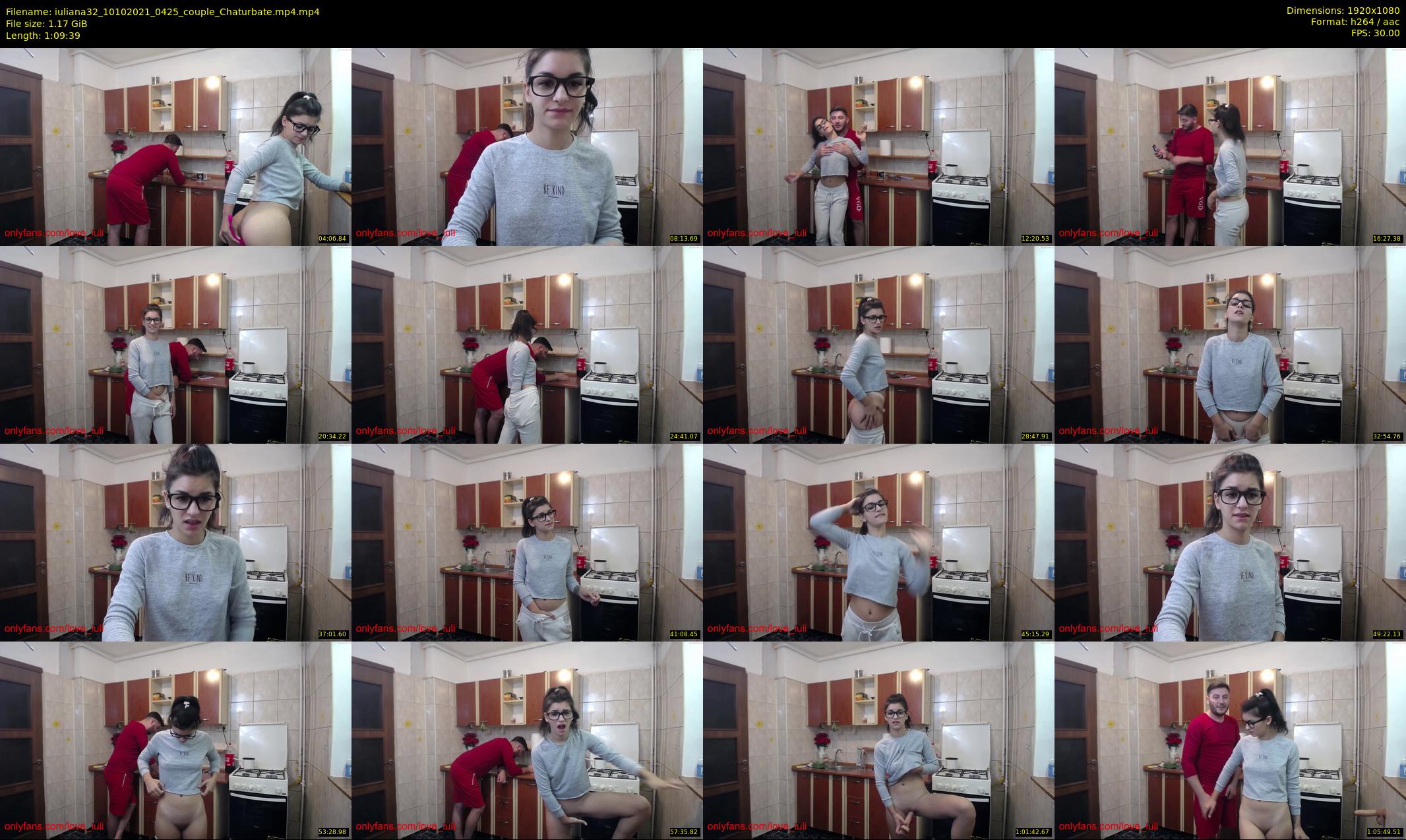iuliana32 — 70 minute Chaturbate couple cam show recording, 1080p, Oct 10, 2021