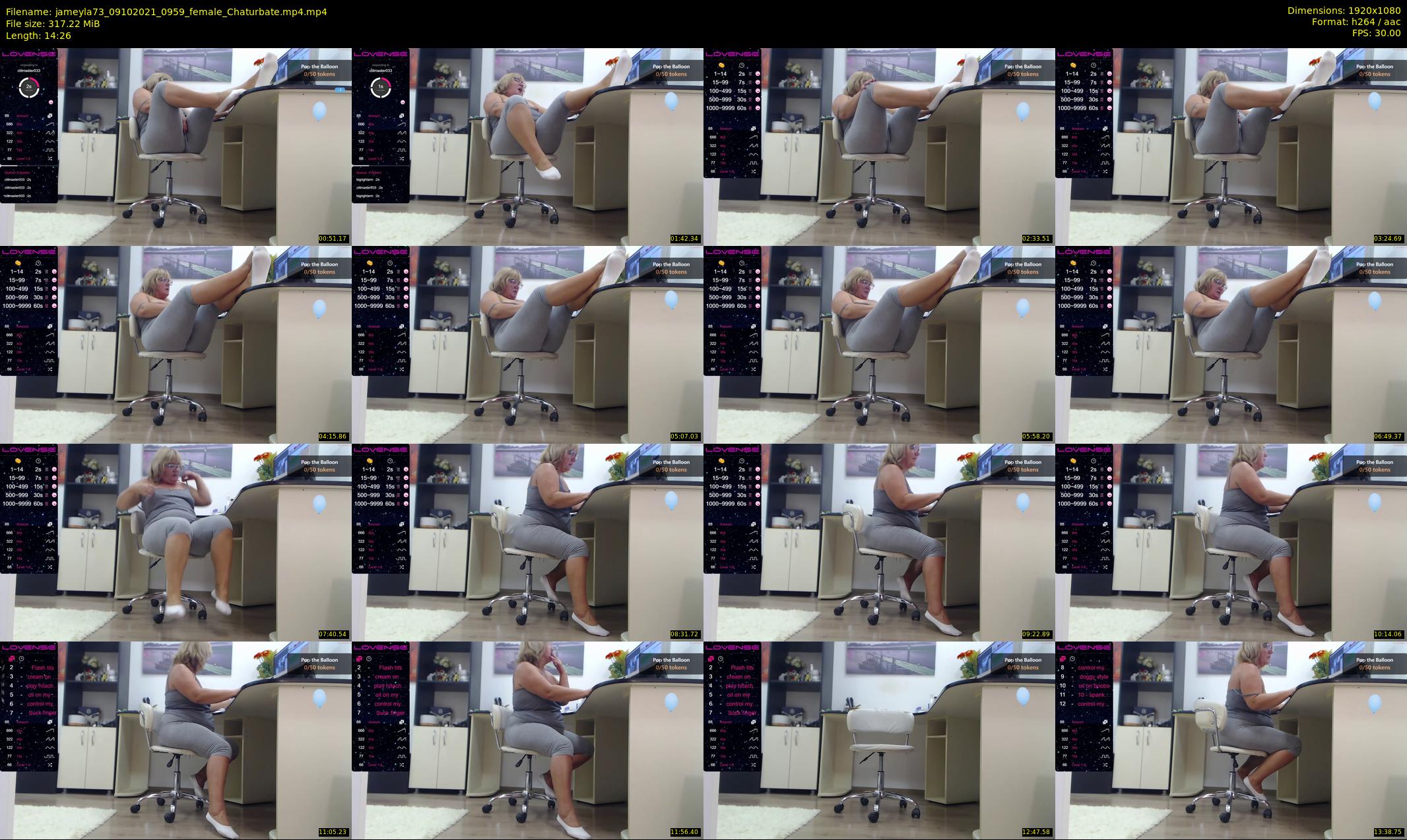 jameyla73 — 15 minute Chaturbate female cam show recording, 1080p, Oct 9, 2021