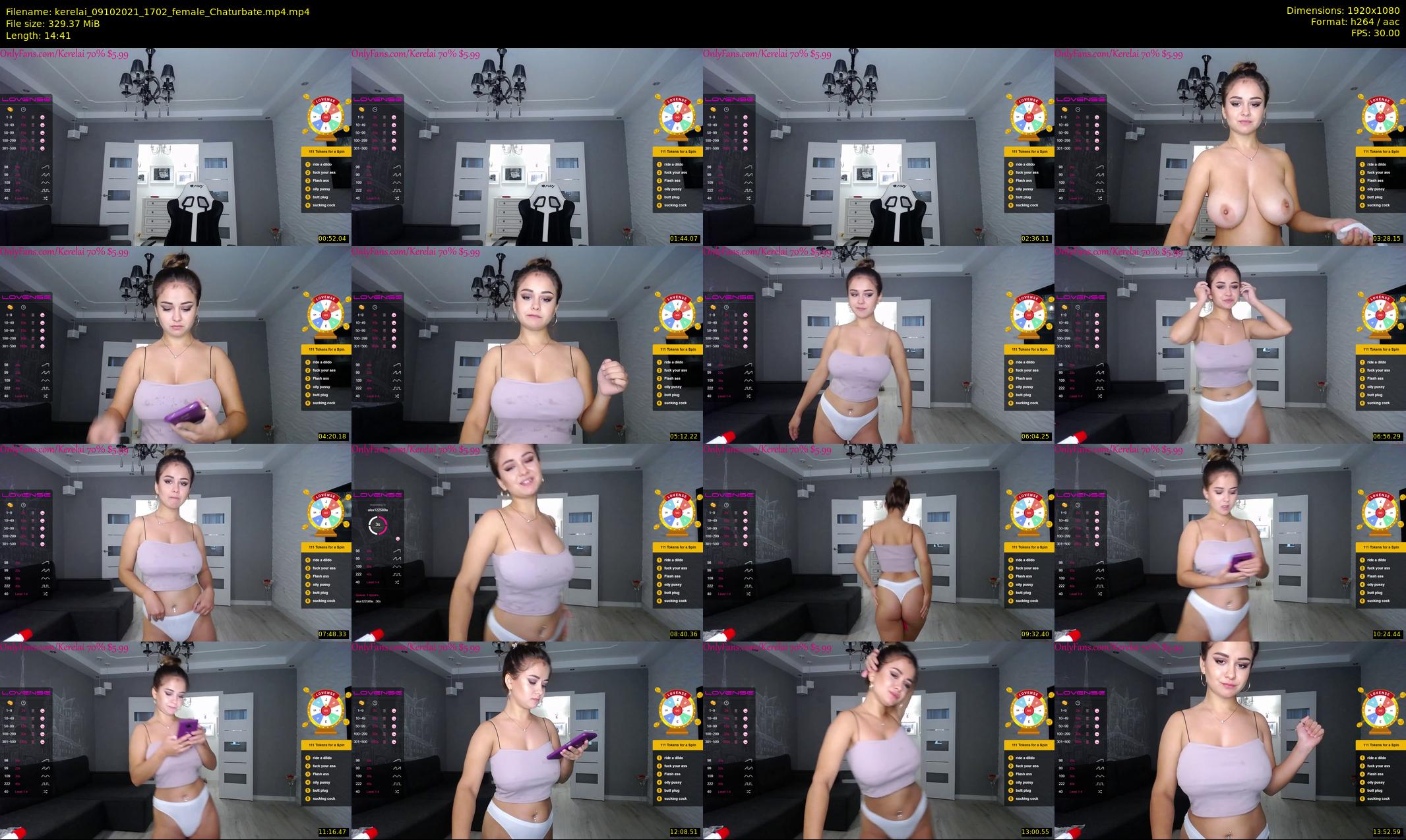 kerelai — 15 minute Chaturbate female cam show recording, 1080p, Oct 9, 2021