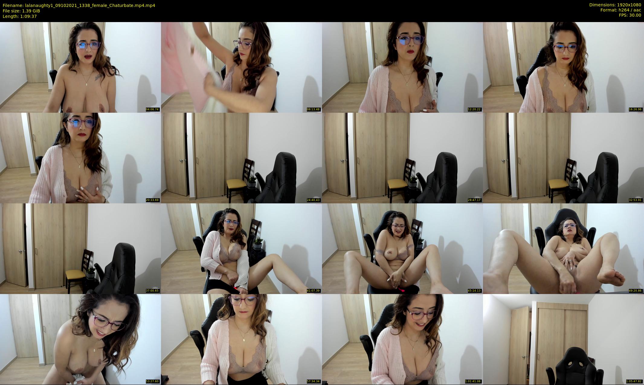 lalanaughty1 — 70 minute Chaturbate female cam show recording, 1080p, Oct 9, 2021