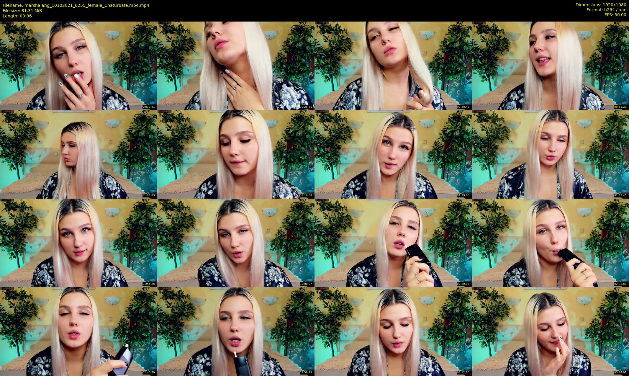 marshalang — 4 minute Chaturbate couple cam show recording, 1080p, Oct 10, 2021