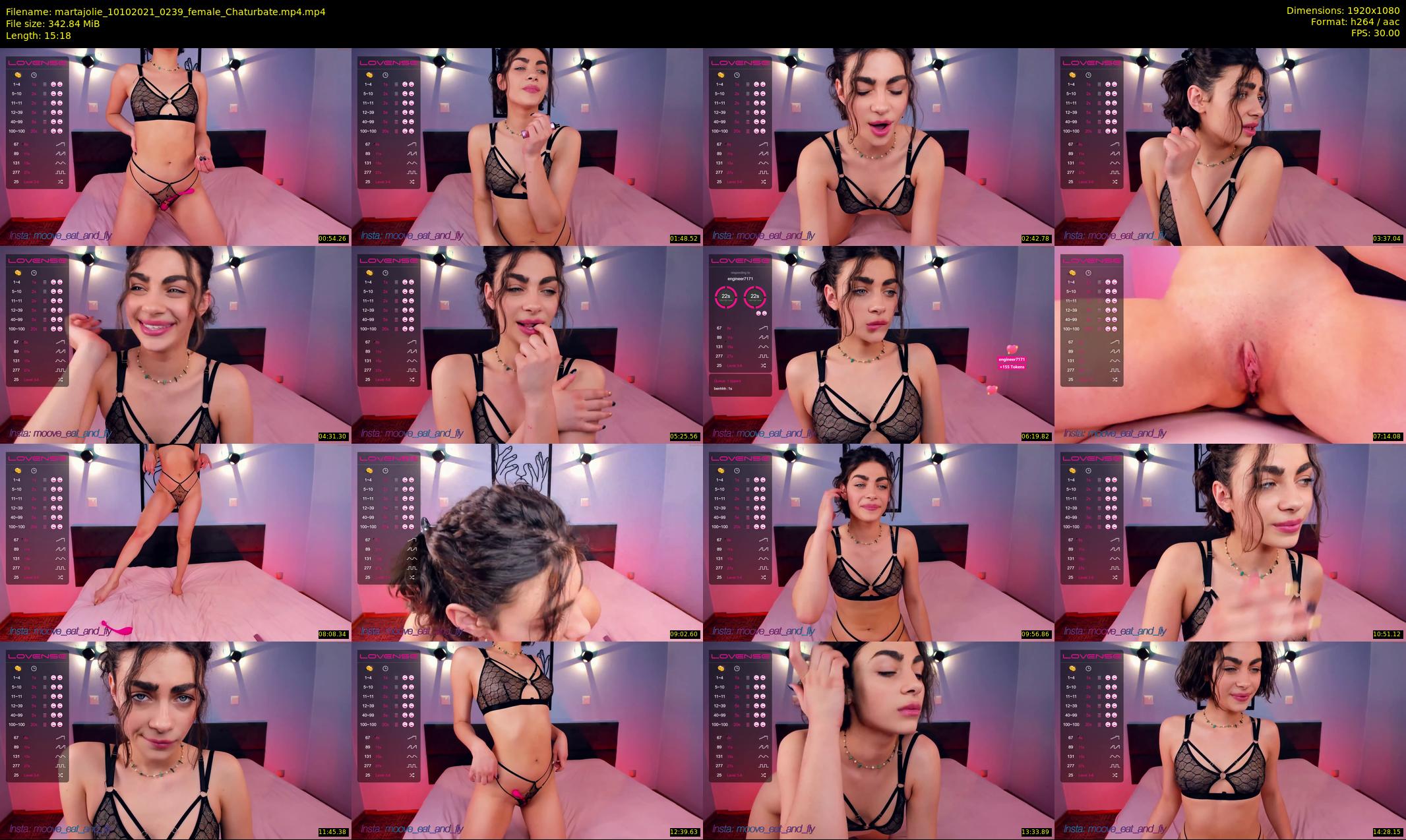 martajolie — 16 minute Chaturbate female cam show recording, 1080p, Oct 10, 2021