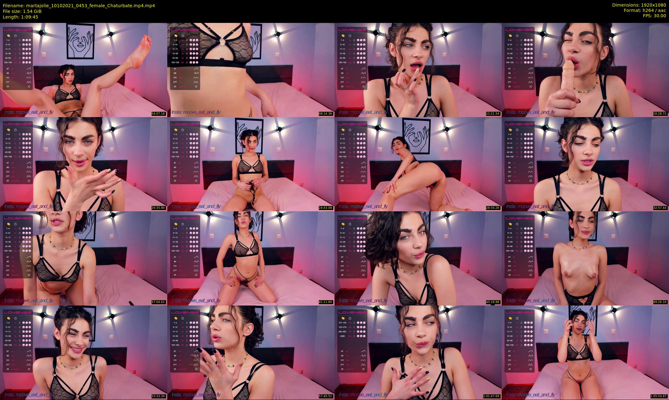martajolie — 70 minute Chaturbate female cam show recording, 1080p, Oct 10, 2021