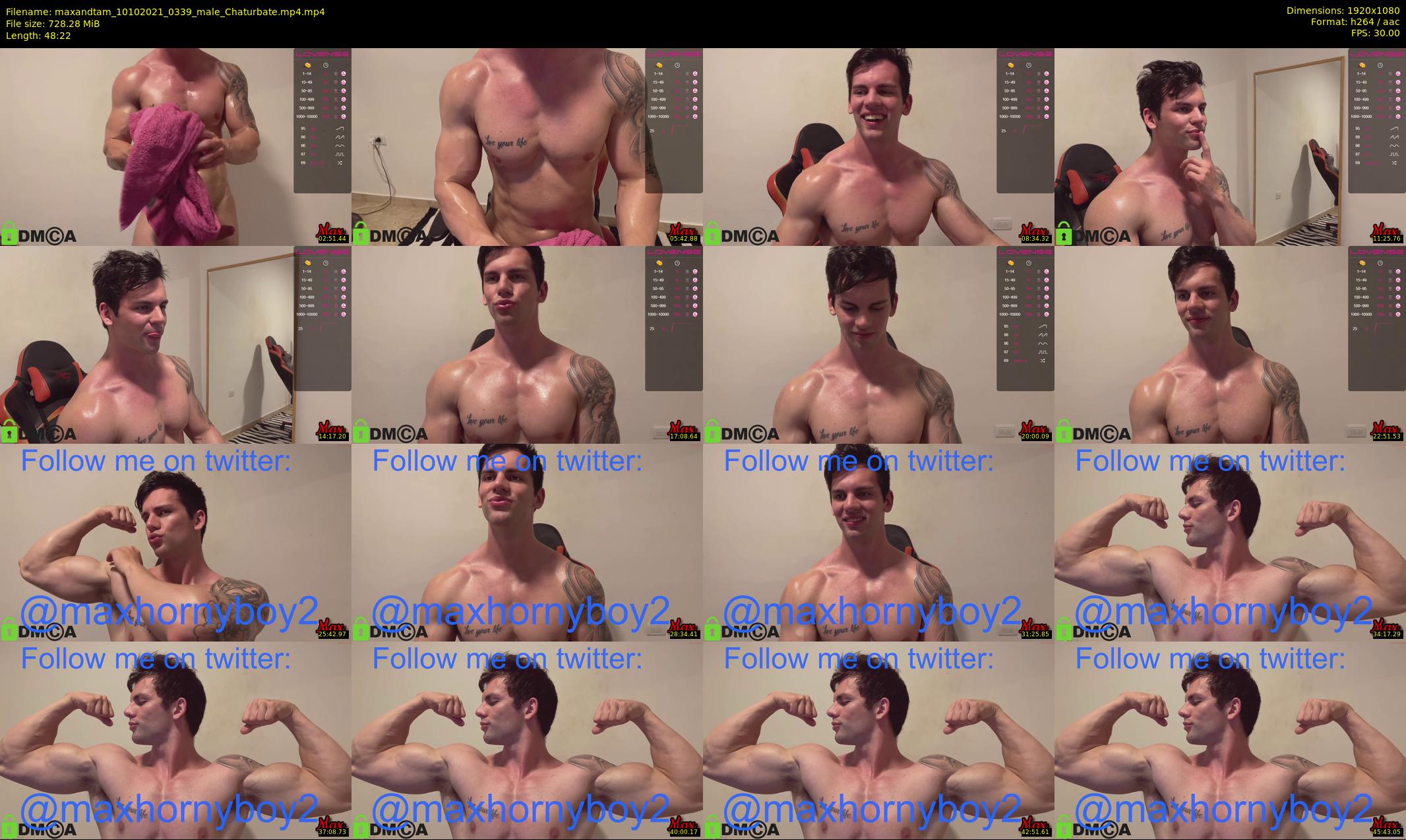 maxandtam — 49 minute Chaturbate couple cam show recording, 1080p, Oct 10, 2021